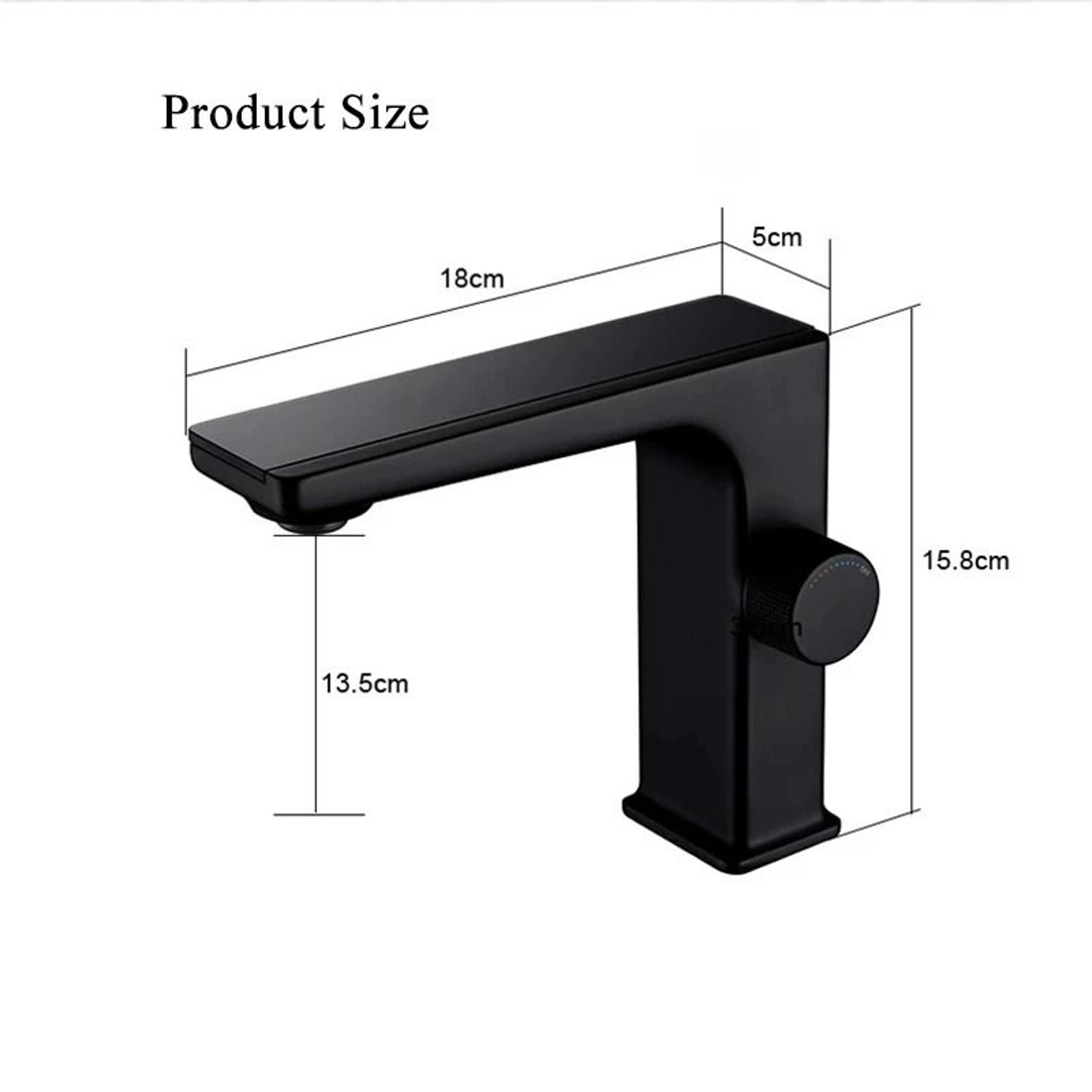 Digital Display Bathroom Basin Faucet  Intelligent LED Brass DeckMounted Hot  Cold Mixer Tap 4