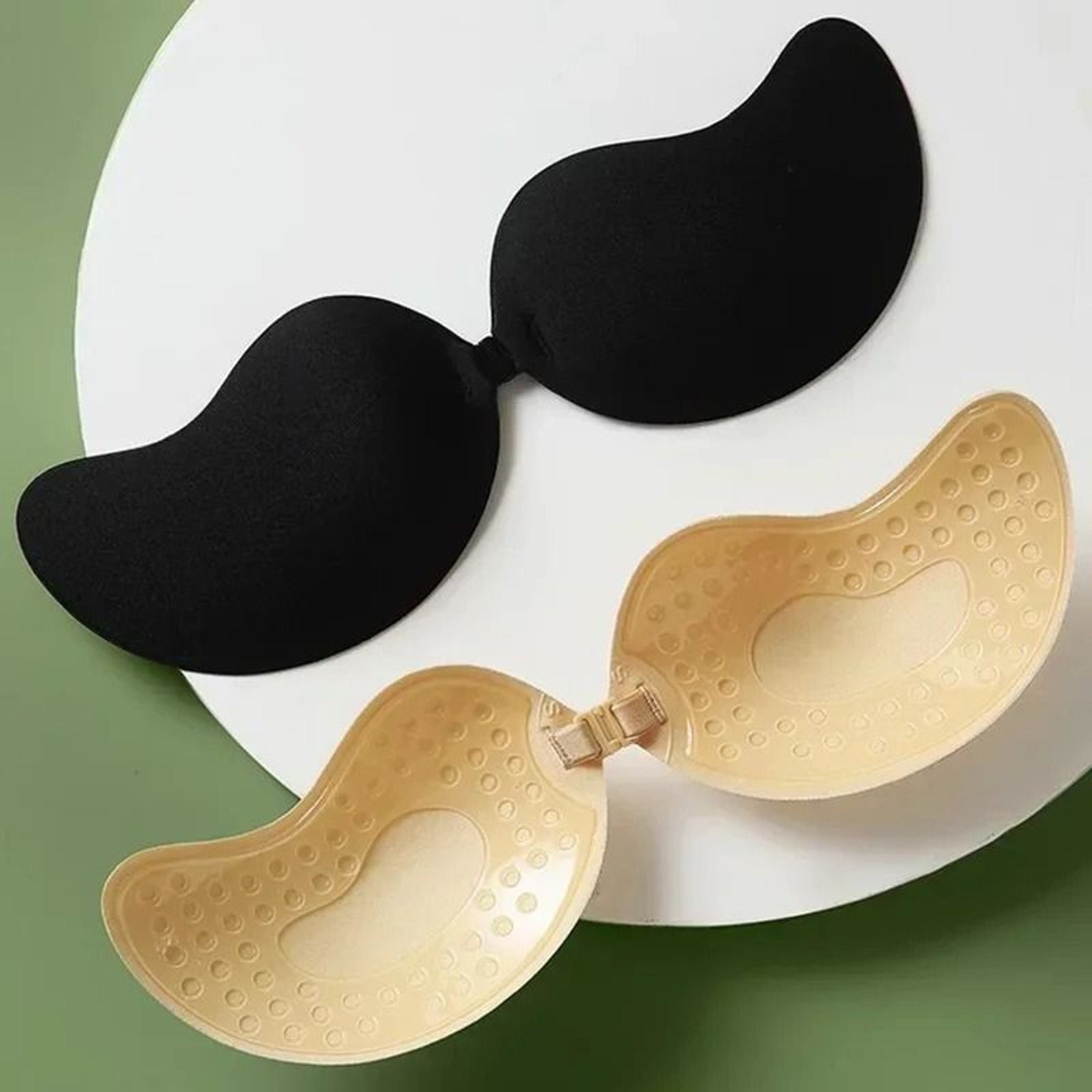 Invisible Strapless Adhesive Stick Bra  Seamless PushUp Silicone Lingerie  Nipple Covers 1