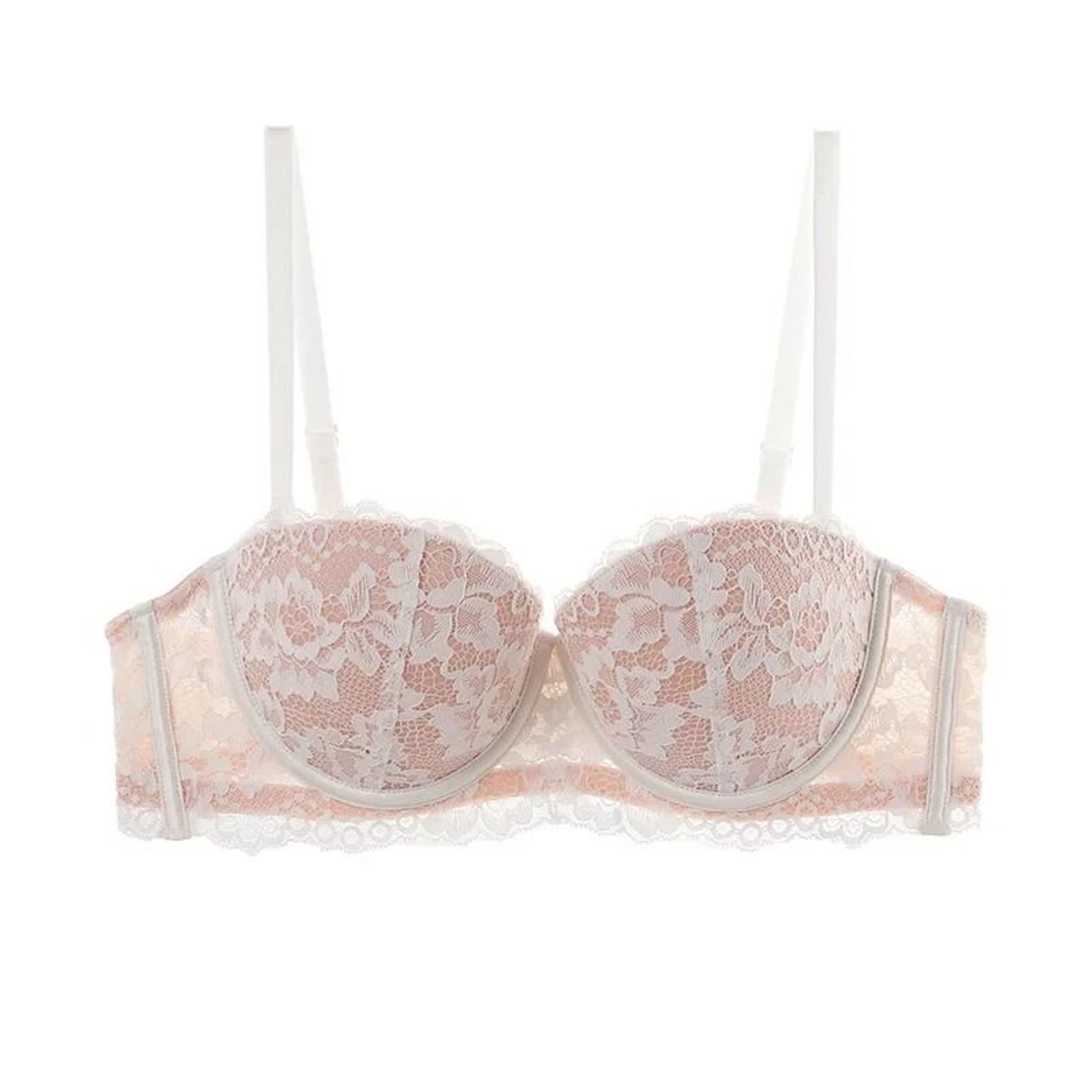 12 Cup Lace PushUp Bra  Sexy Floral Underwire Underwear  Comfortable HalfCup Lingerie 5