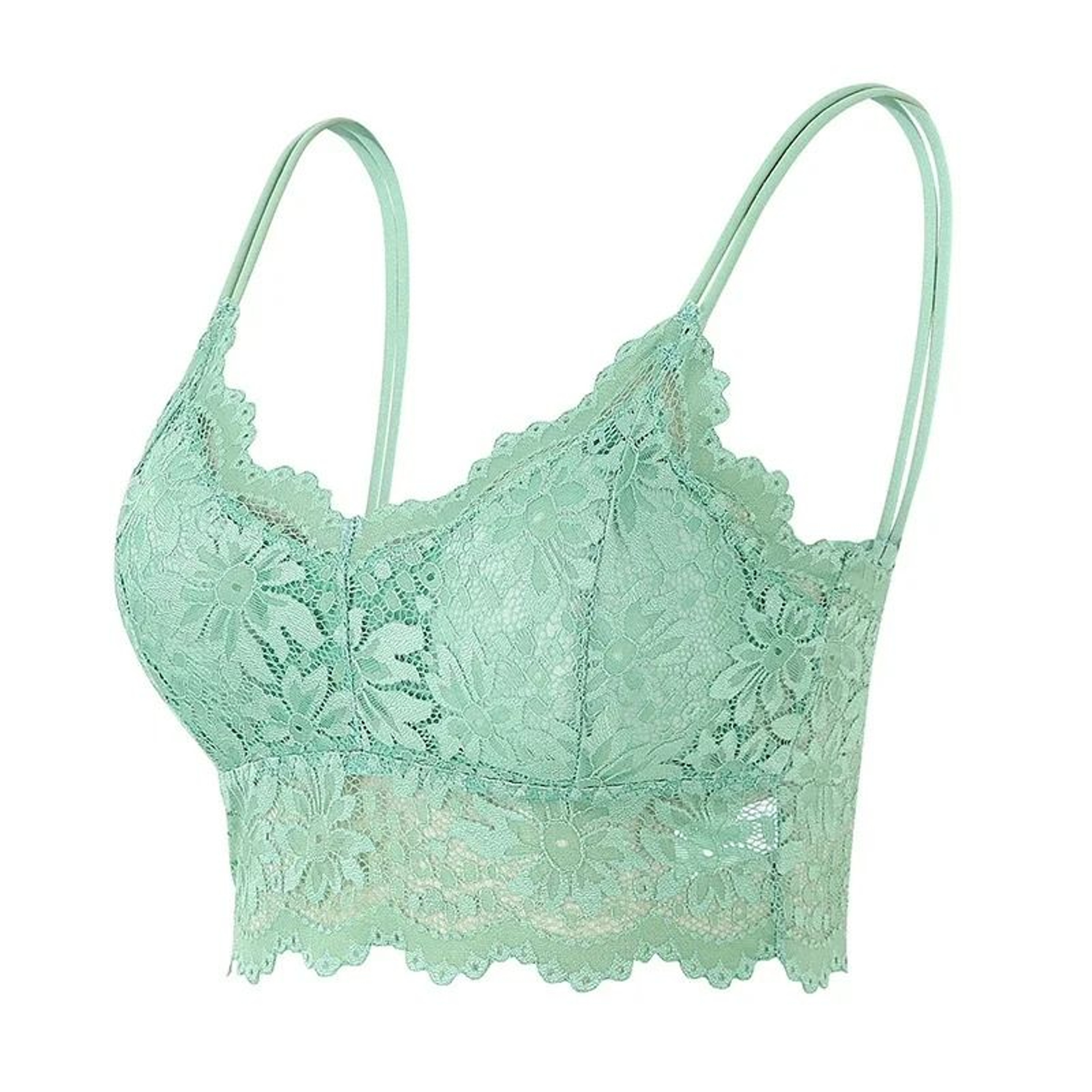 Seamless Lace HollowOut Comfort Bralette 10
