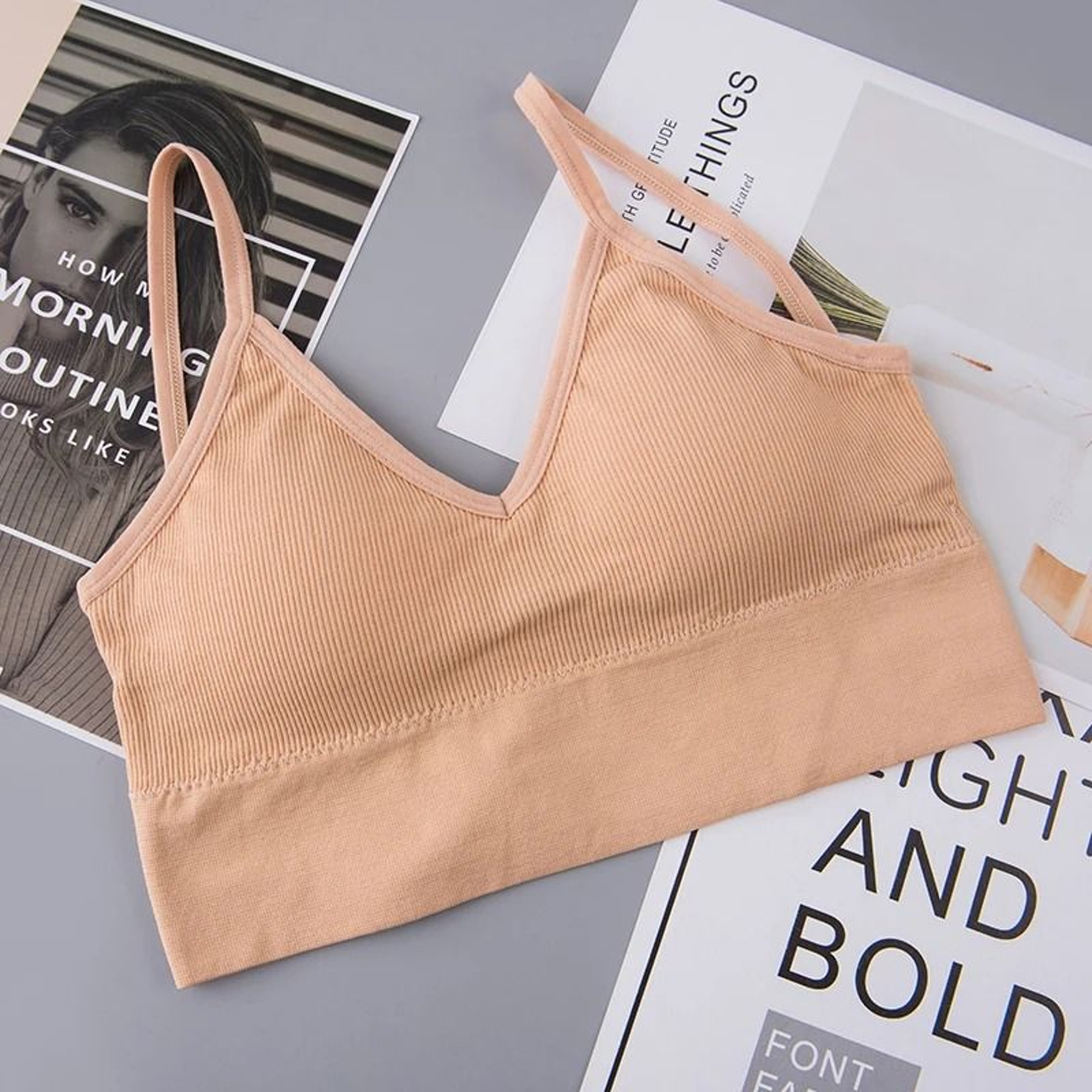 Seamless Athletic Crop Top Bralette 12