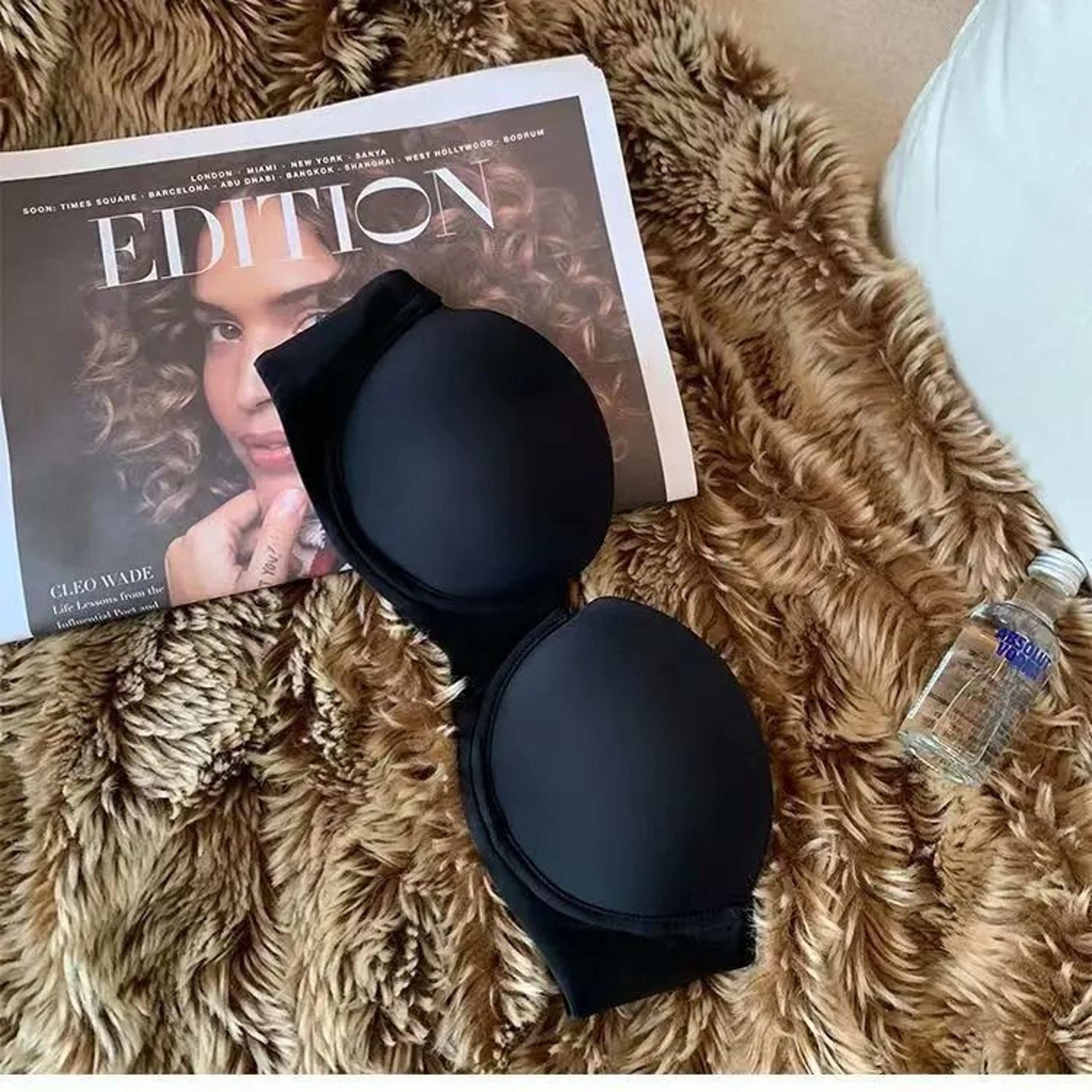 Seamless HalfCup Fixed Padded PushUp Bra 9