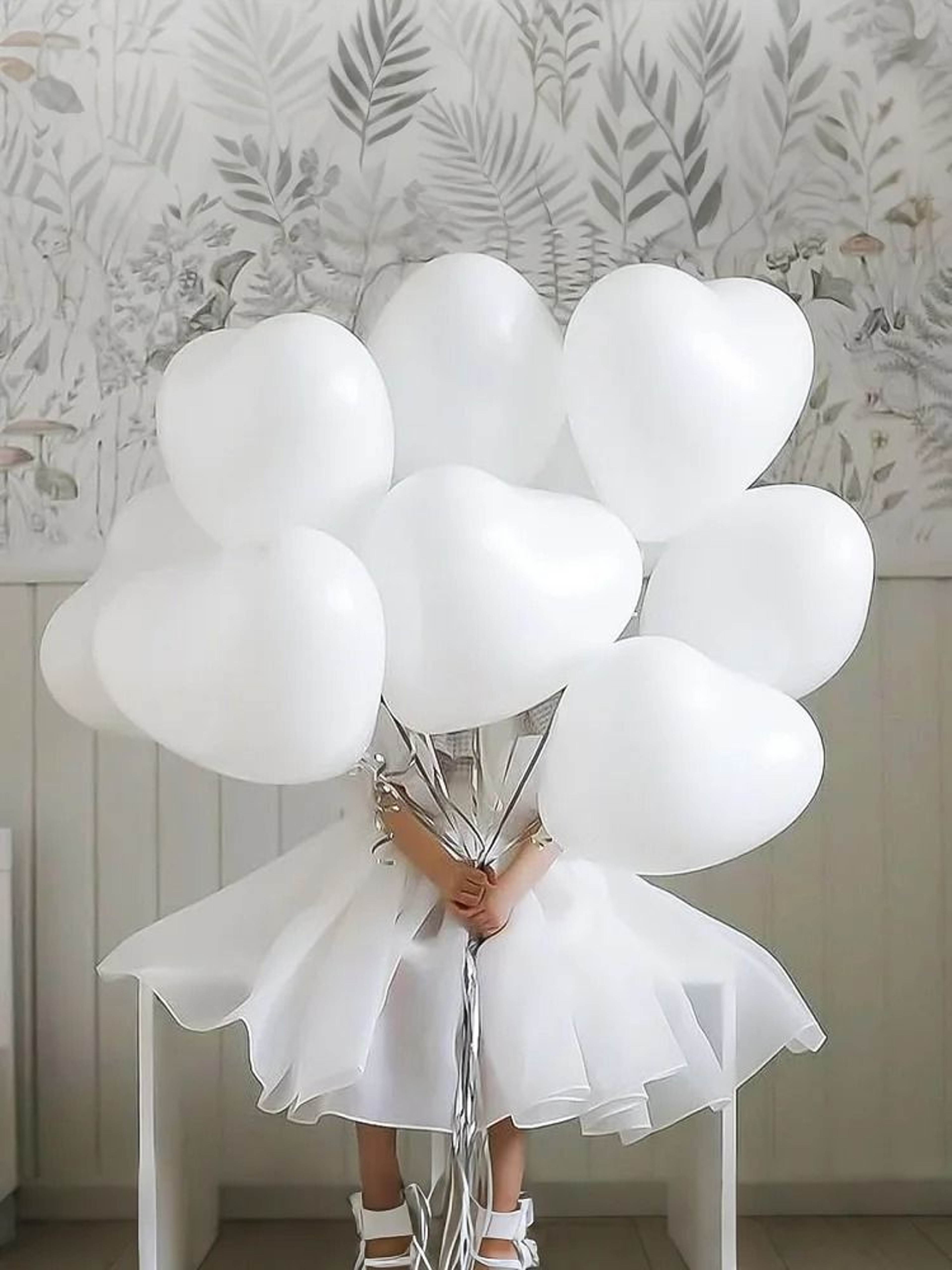 10Piece 10Inch HeartShaped Party Balloons 4