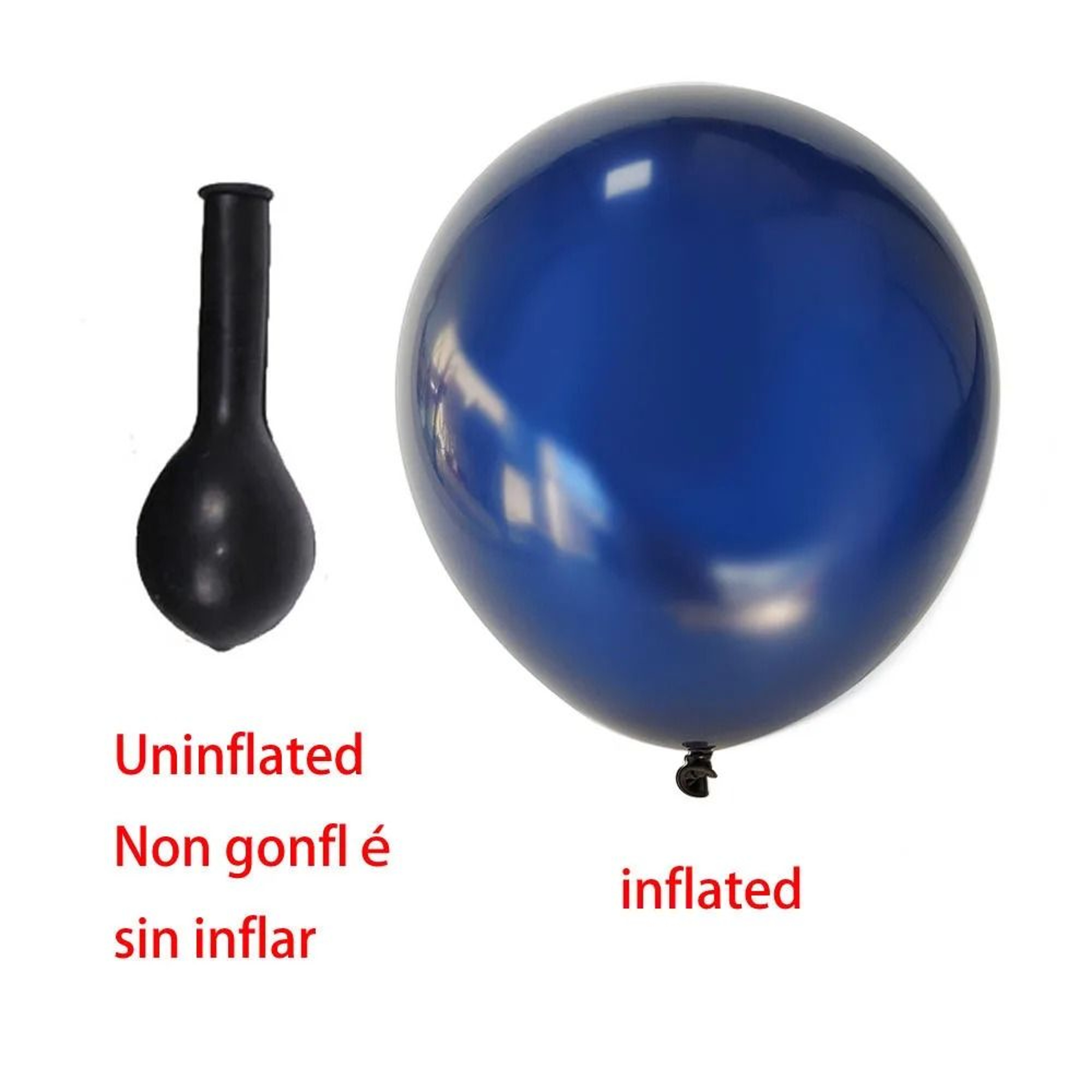 Premium Matte Latex Balloon Set  10Piece MultiSize Pack 10