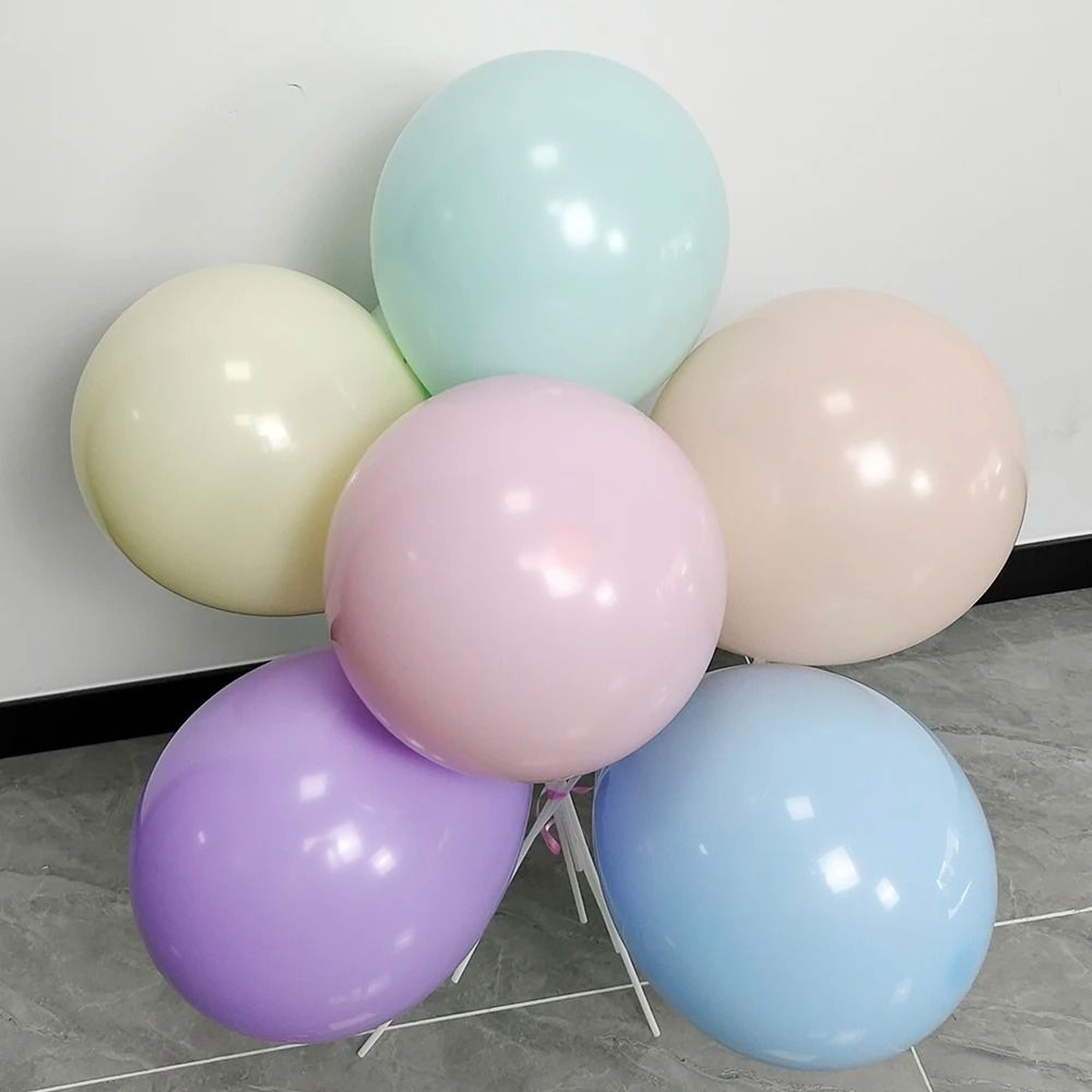 Premium Matte Latex Balloon Set  10Piece MultiSize Pack 27
