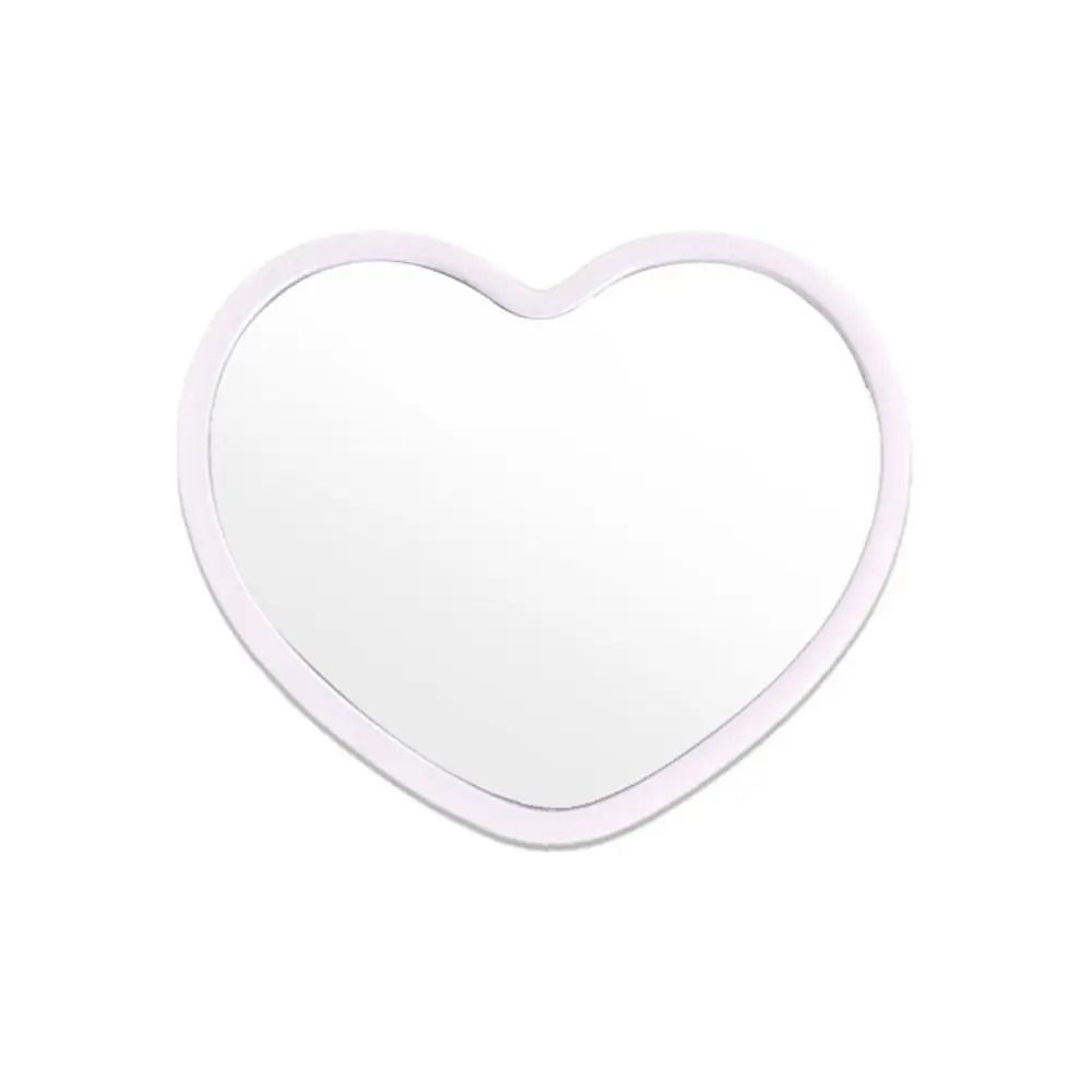 Charming HeartShaped Handheld Beauty Mirror 7