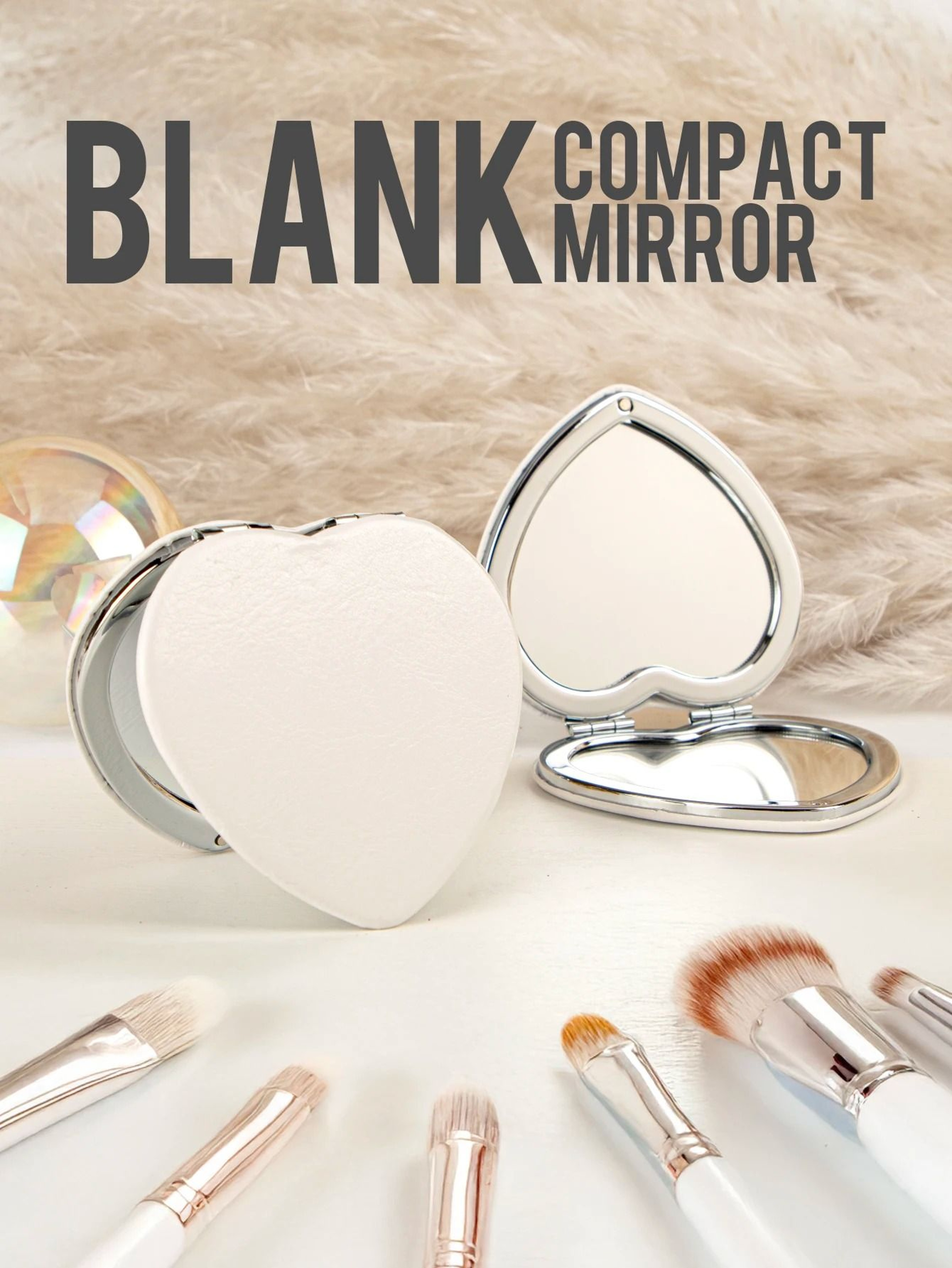 DualView Heart Precision Vanity Mirror 2