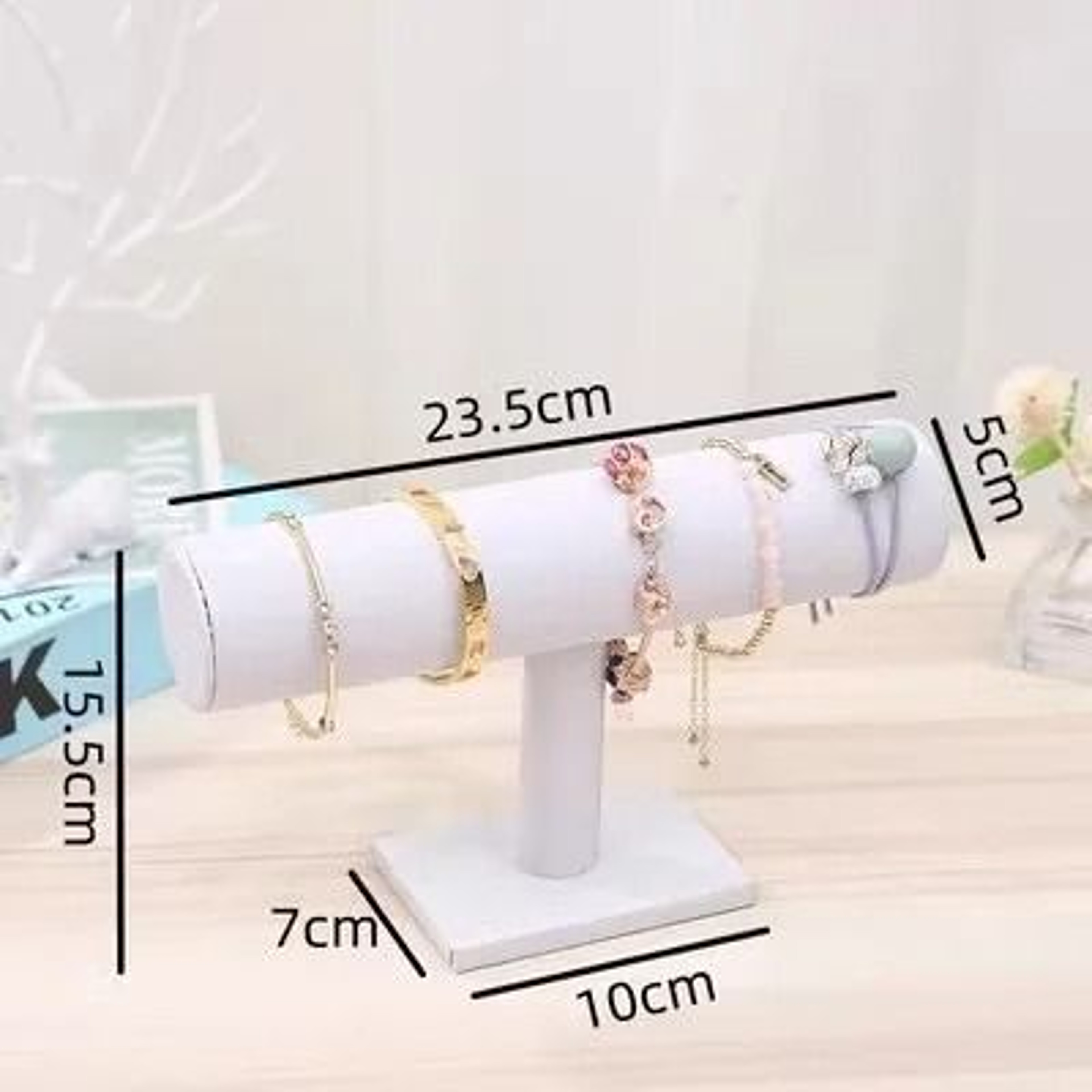 TBar Jewelry  Watch Display Stand  Velvet Bracelet Rack 6