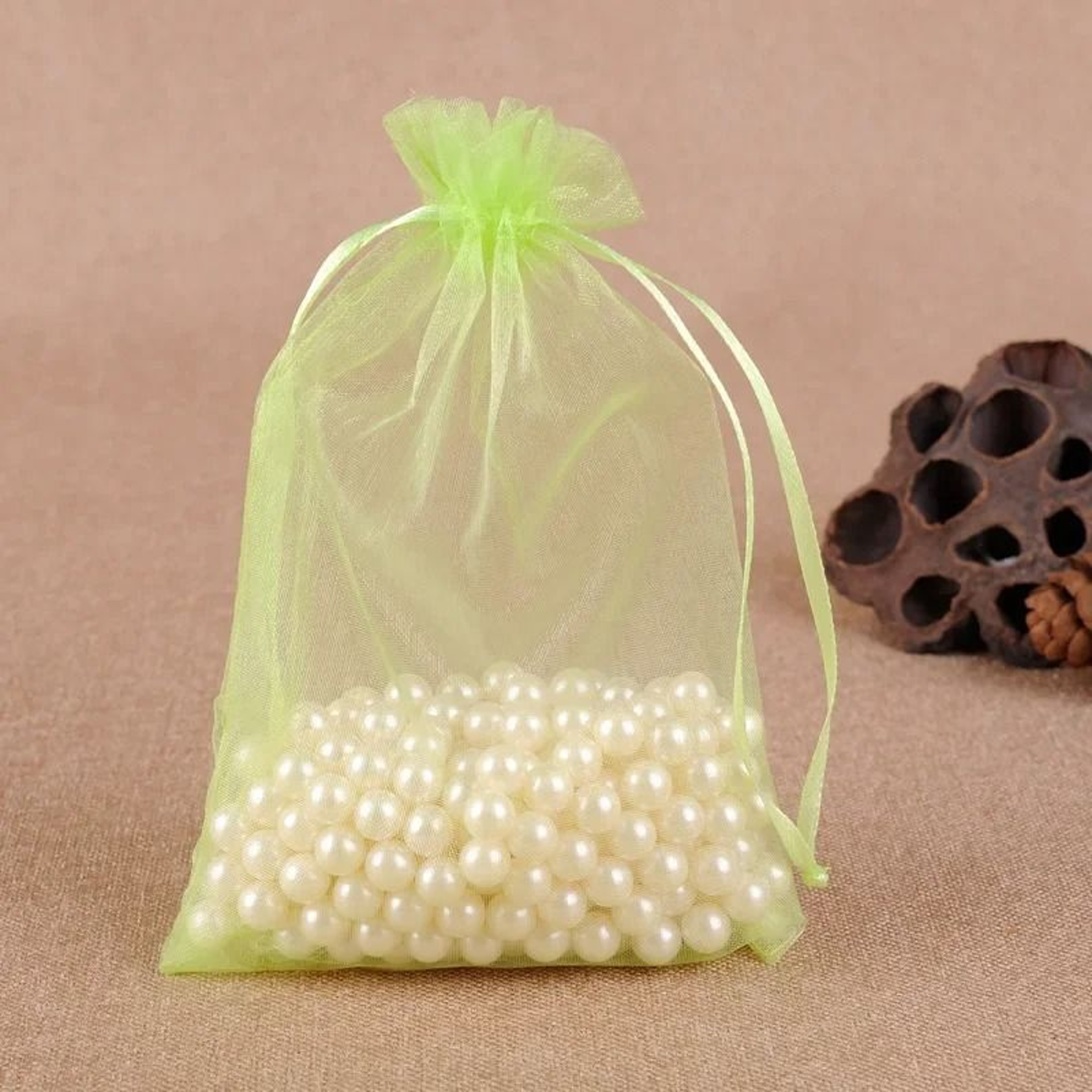 Elegant Drawstring Jewelry Pouches  50 Pcs Gift  Party Bags 6