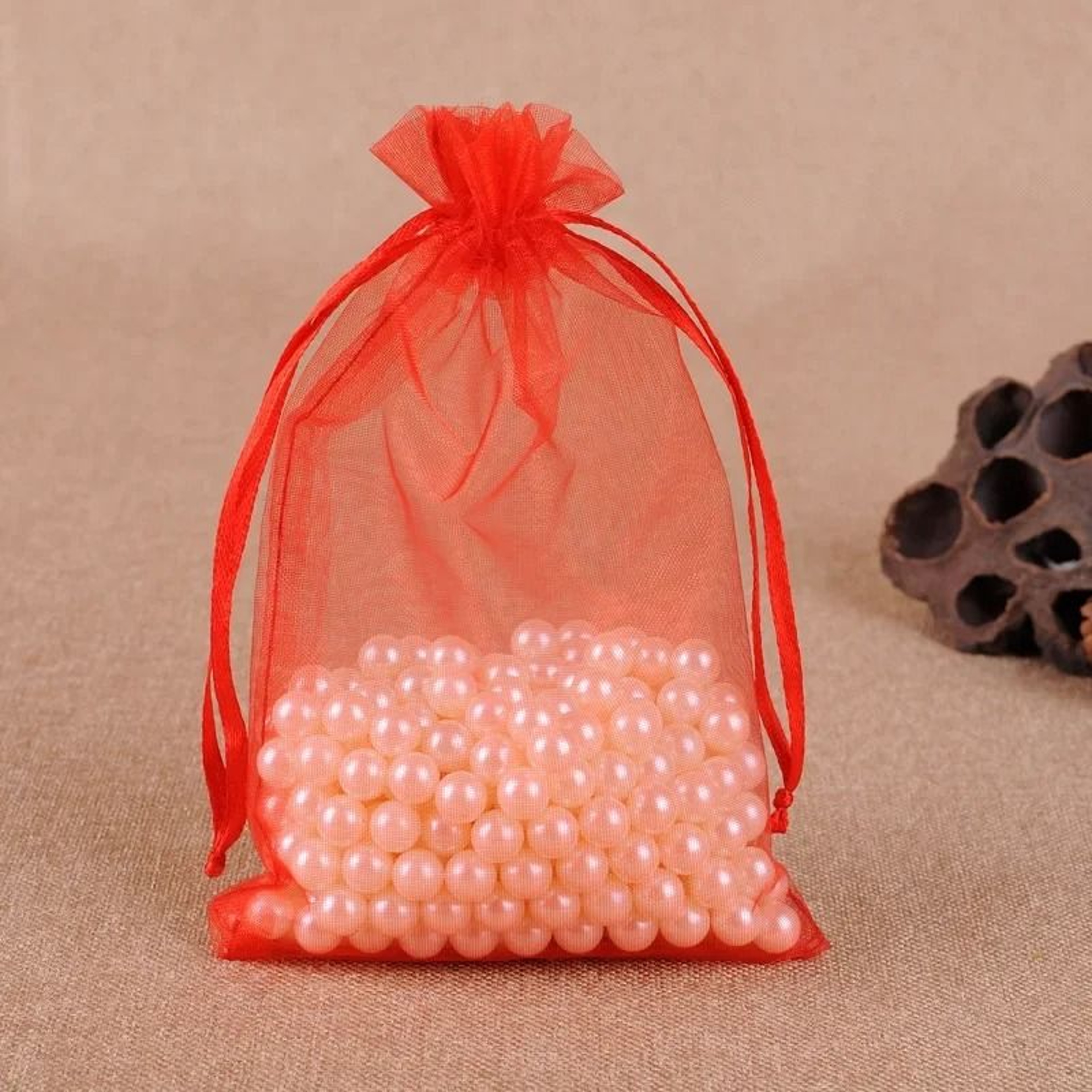 Elegant Drawstring Jewelry Pouches  50 Pcs Gift  Party Bags 13