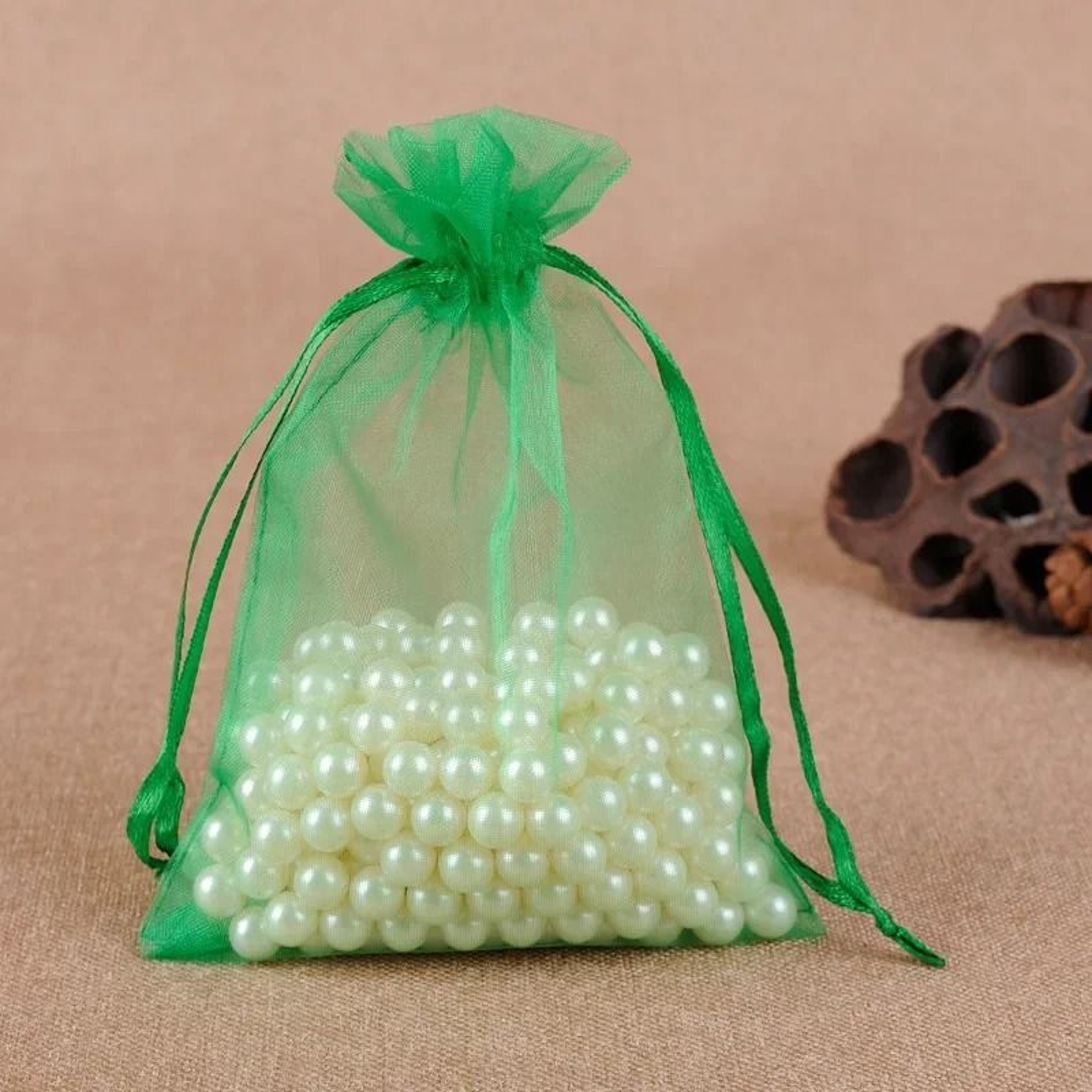 Elegant Drawstring Jewelry Pouches  50 Pcs Gift  Party Bags 16