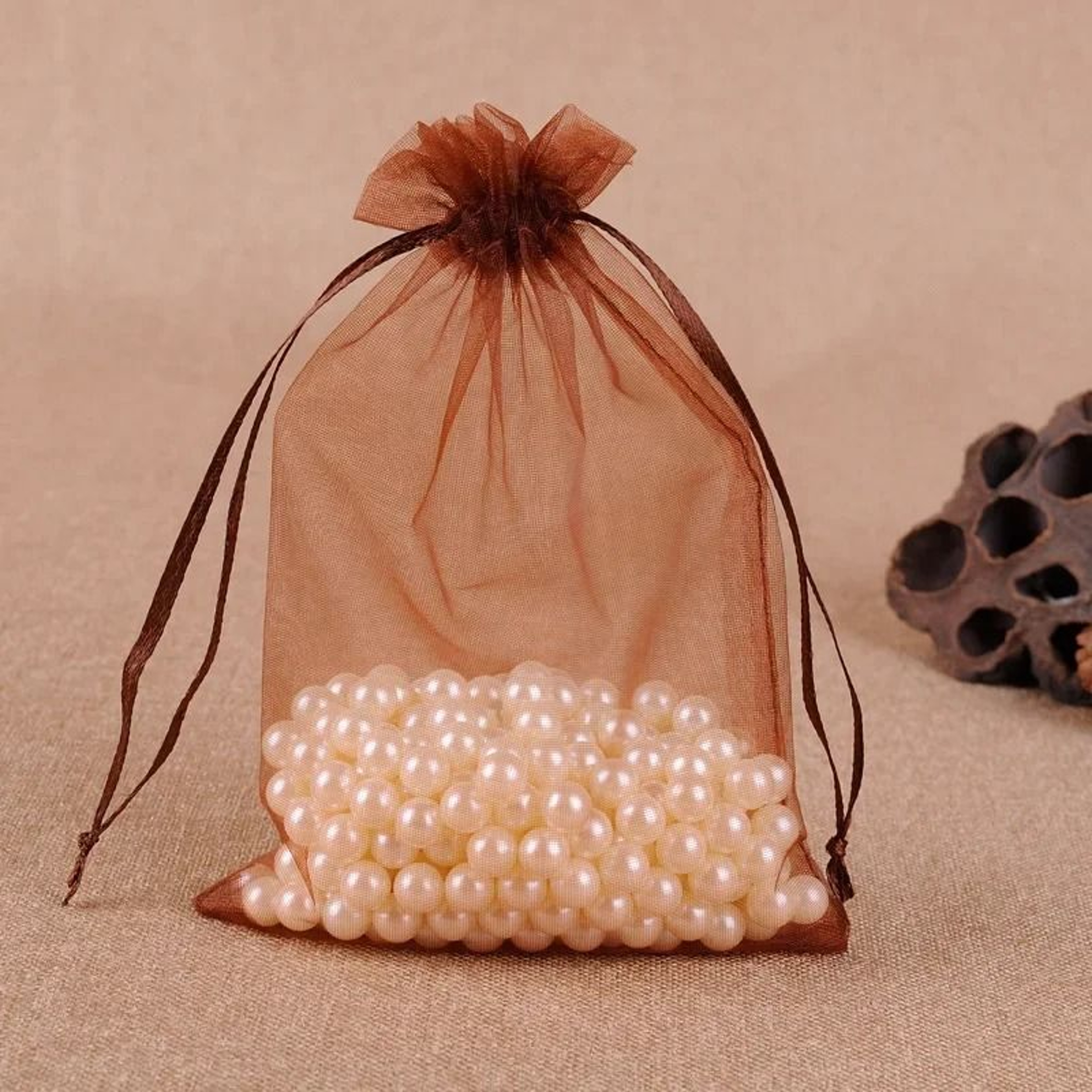 Elegant Drawstring Jewelry Pouches  50 Pcs Gift  Party Bags 21