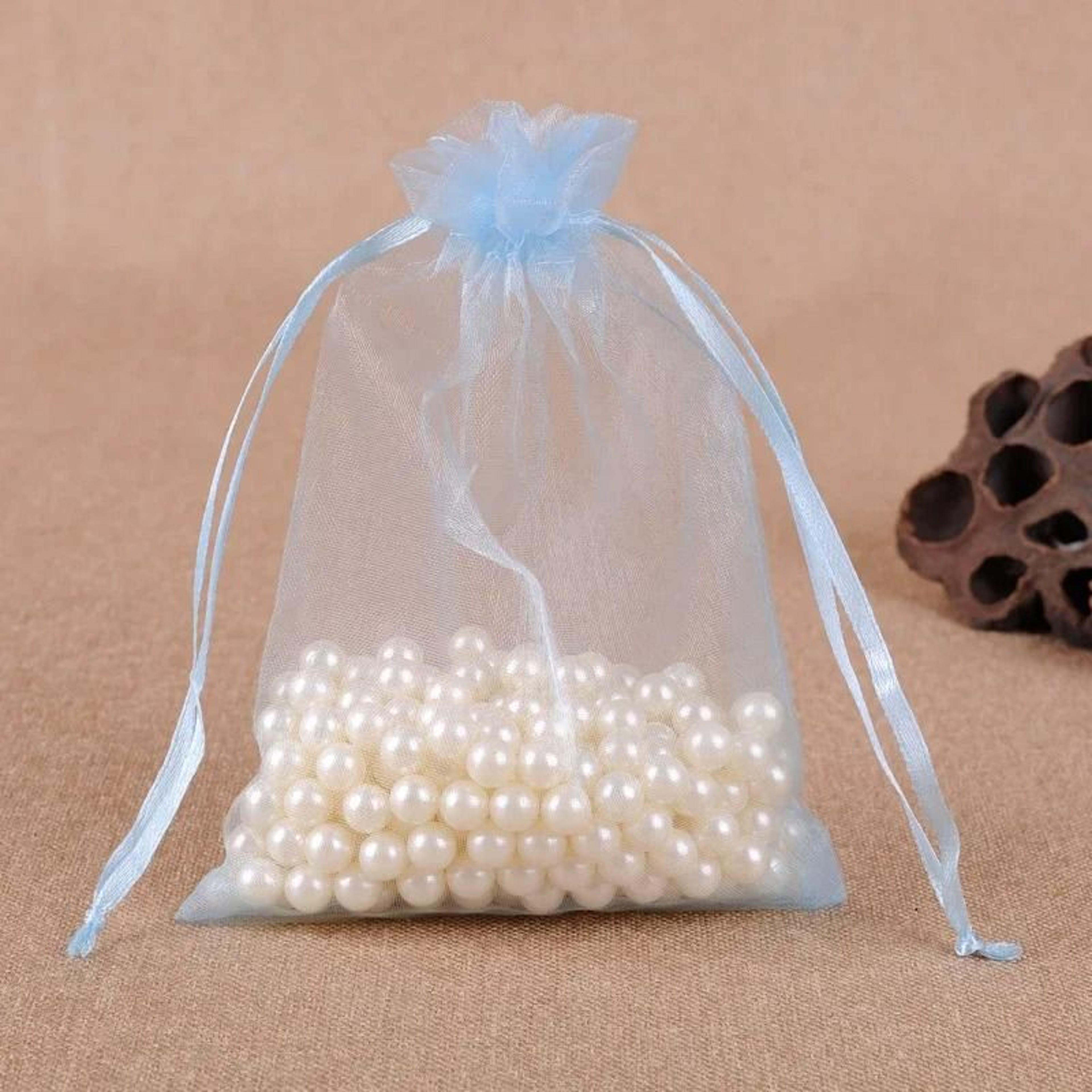 Elegant Drawstring Jewelry Pouches  50 Pcs Gift  Party Bags 23