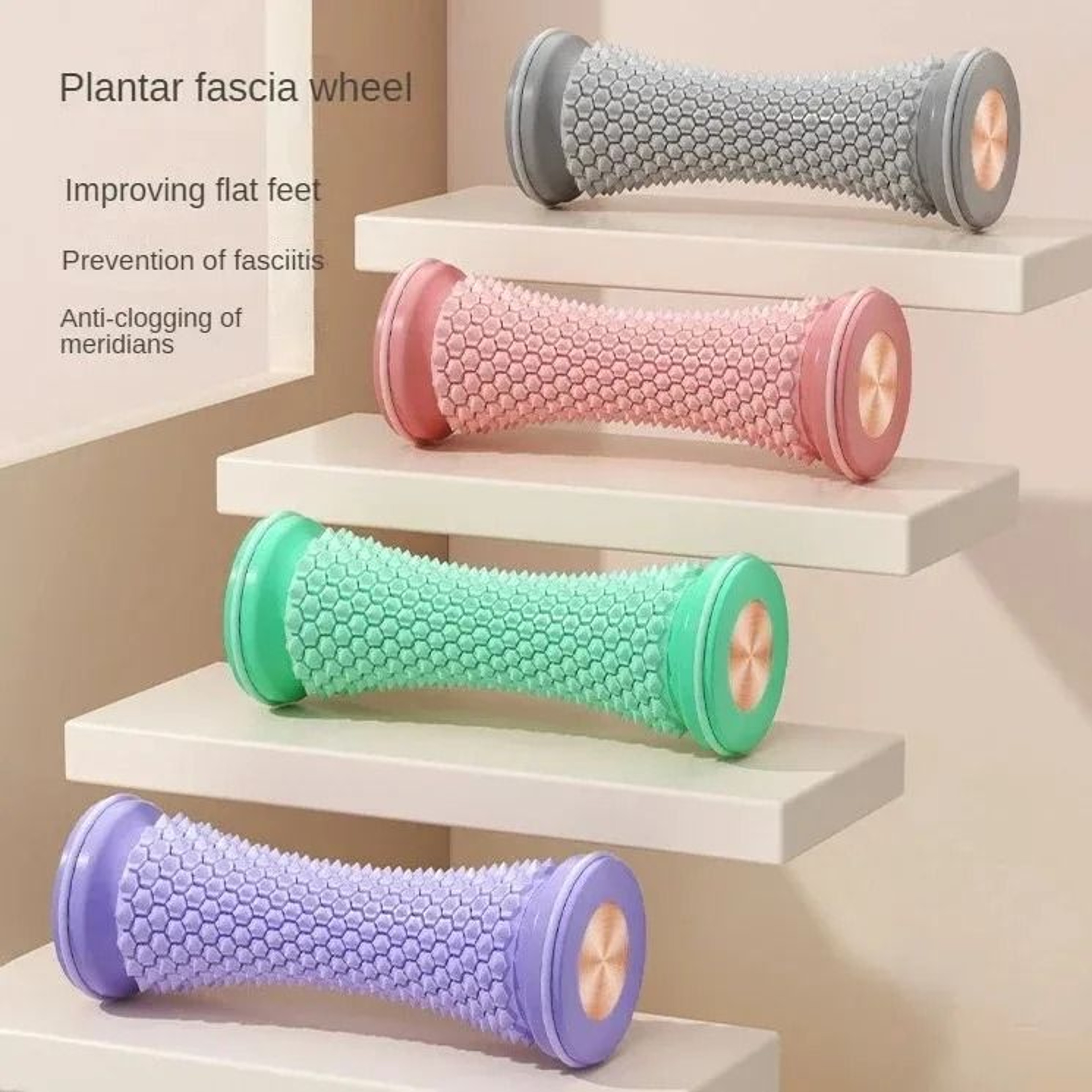 Relieve Tension And Revitalize Tired Feet With Our Manual Mini Foot Massager Set This Compact And E 0