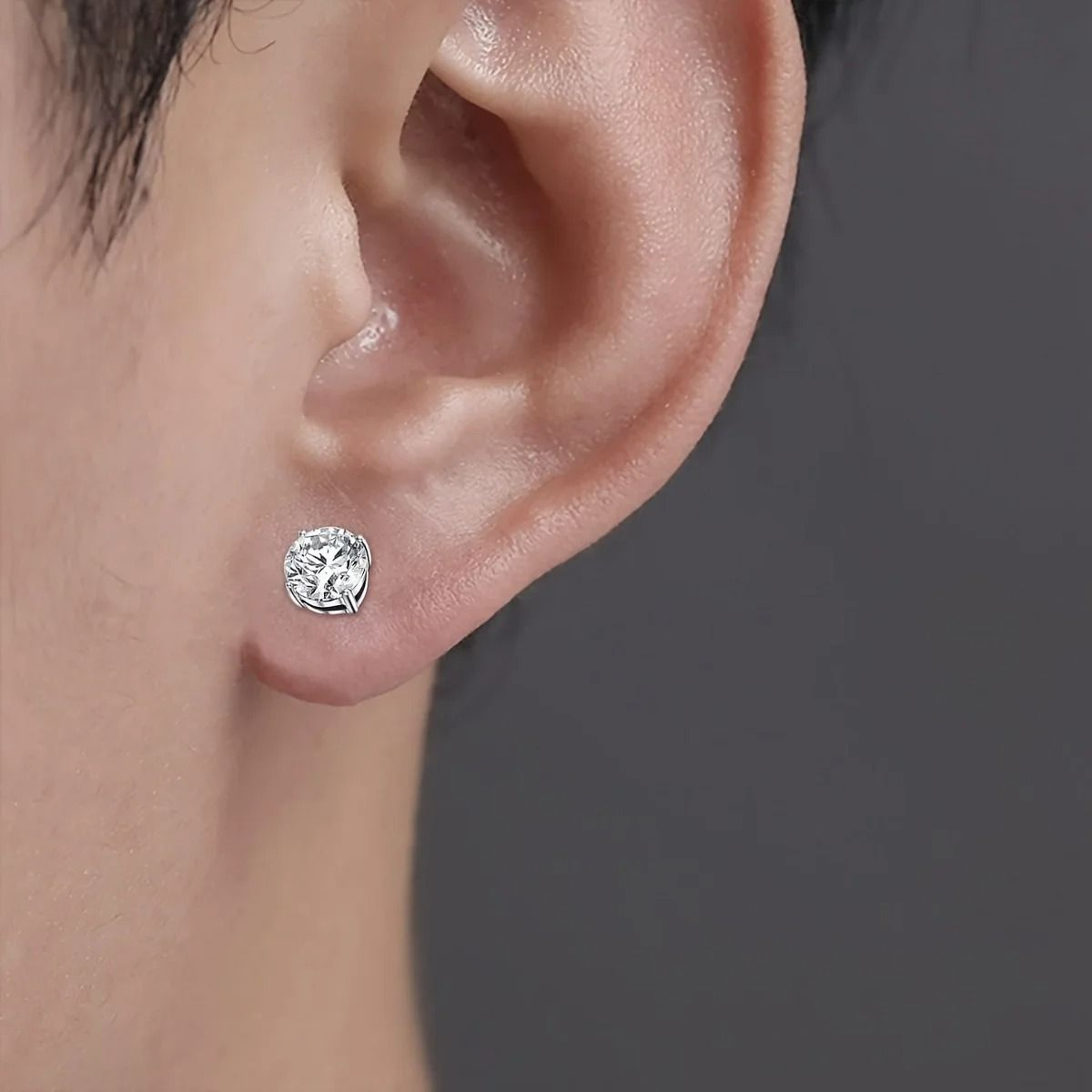 Crystal Strong Magnetic Ear Stud Set 1