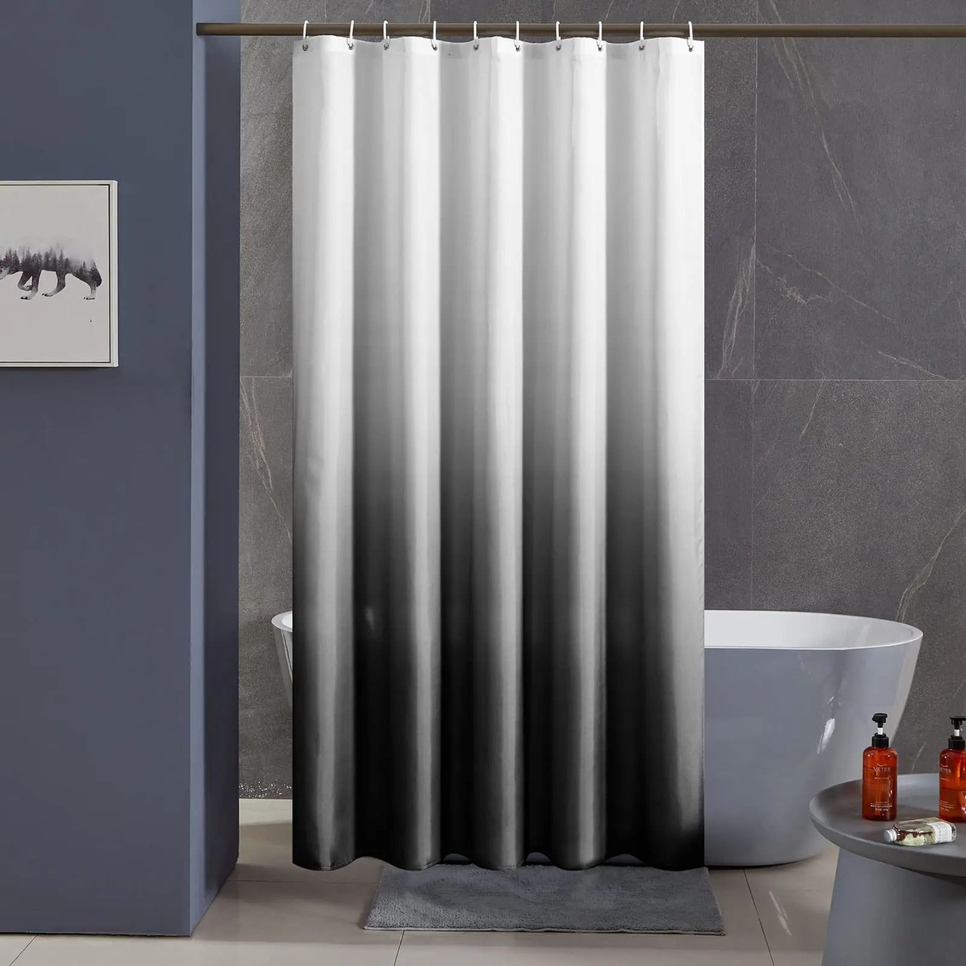 Gradual Change Digital Printing Shower Curtain 0