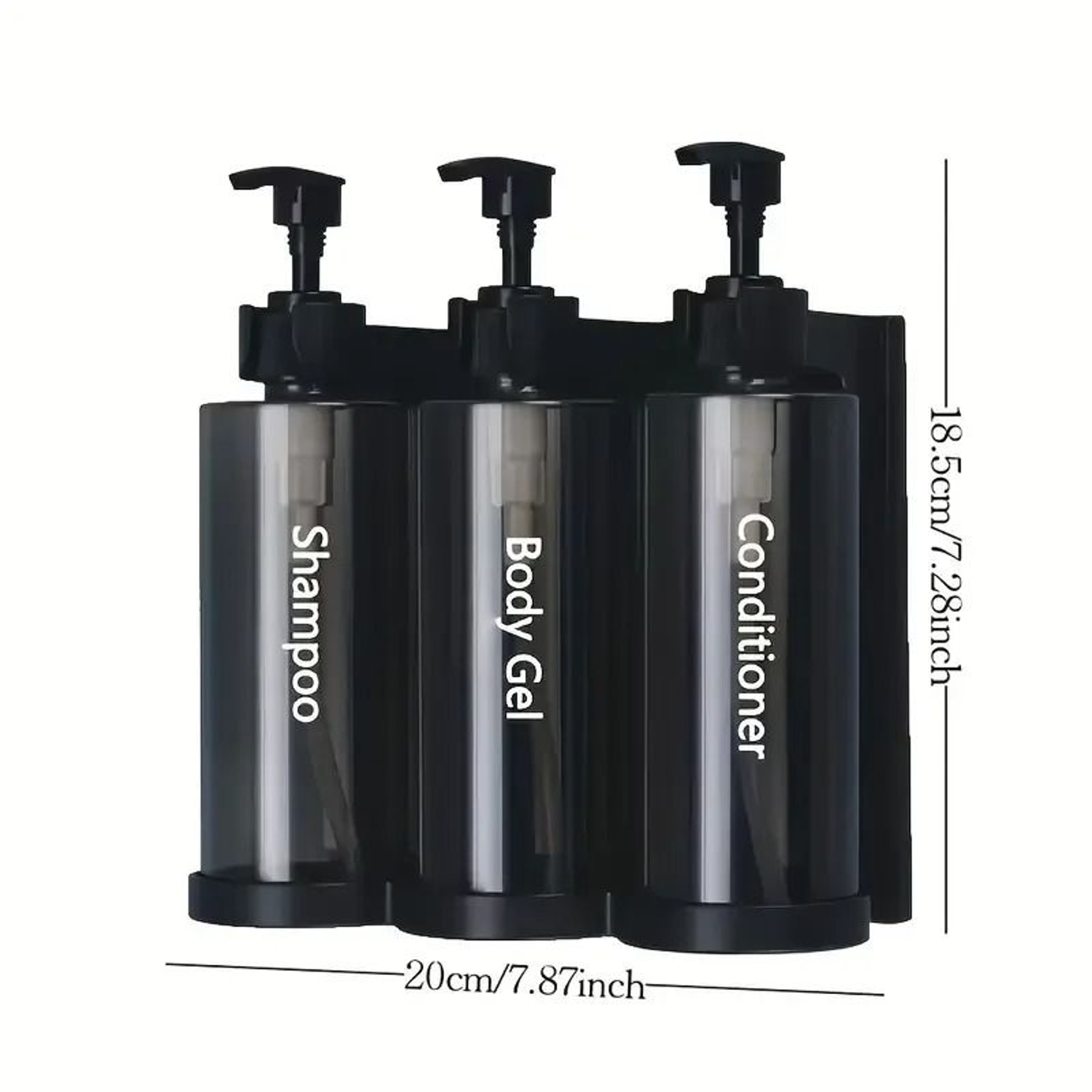 300ML WallMounted Shower  Lotion Dispenser 5