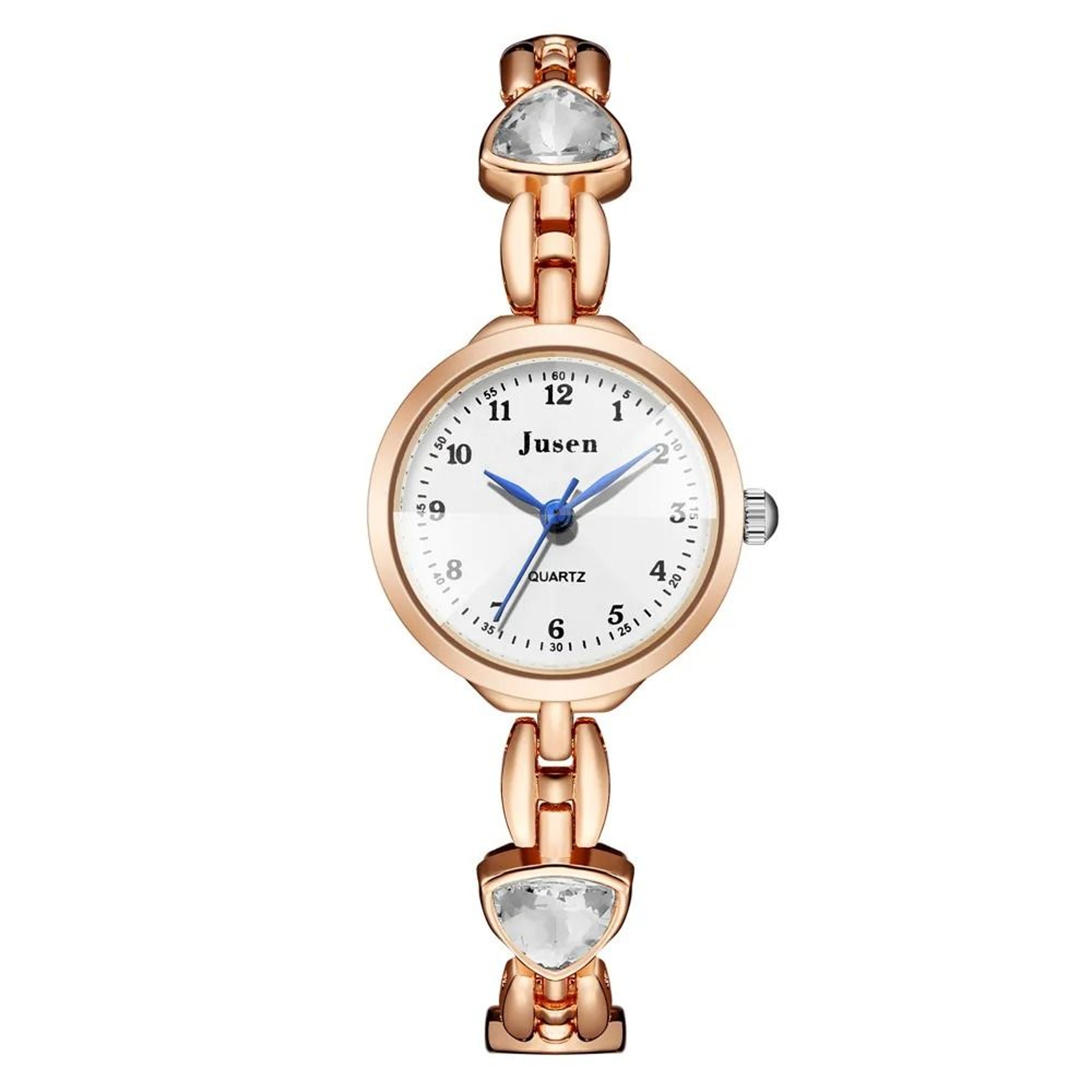 Rhinestone Small Dial Bracelet Watch  Elegant JewelryInspired Quartz Timepiece For Women 6