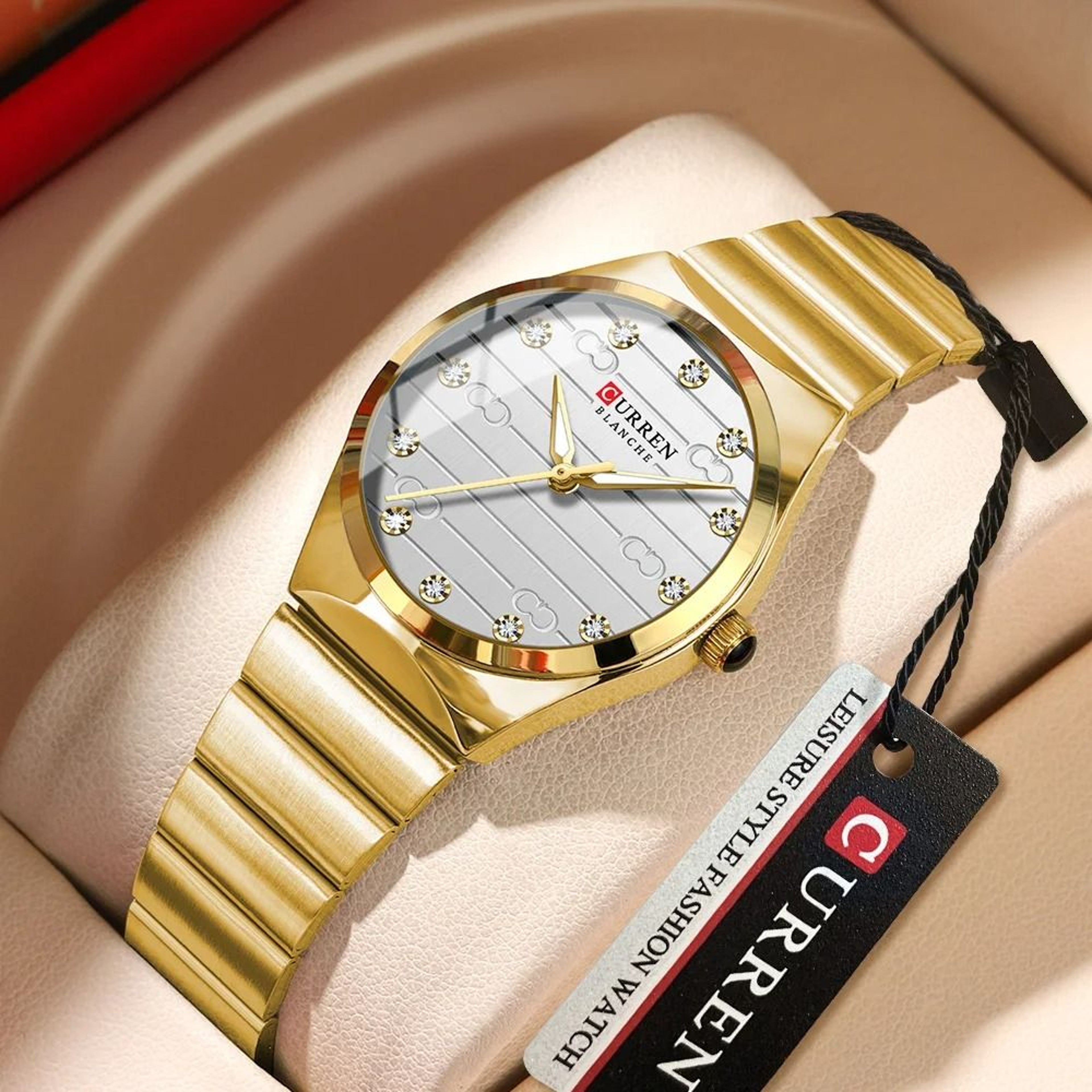 Executive Stainless Steel Business Watch  Luxury Classic Round Dial Quartz Timepiece For Women 1