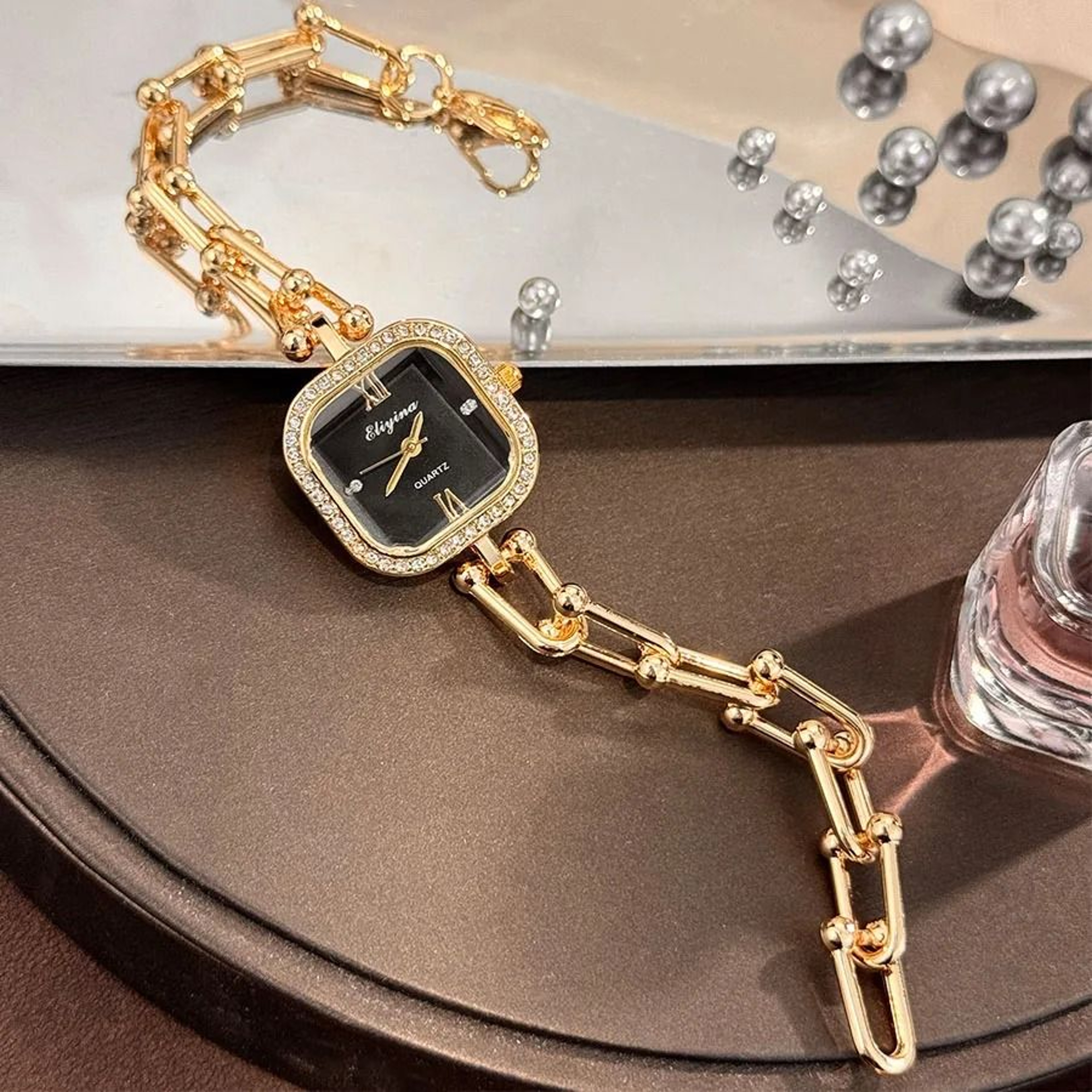 Luxury MultiFaceted Square Bracelet Watch  Creative MidCentury Minimalist HighEnd Timepiece For Wom 10