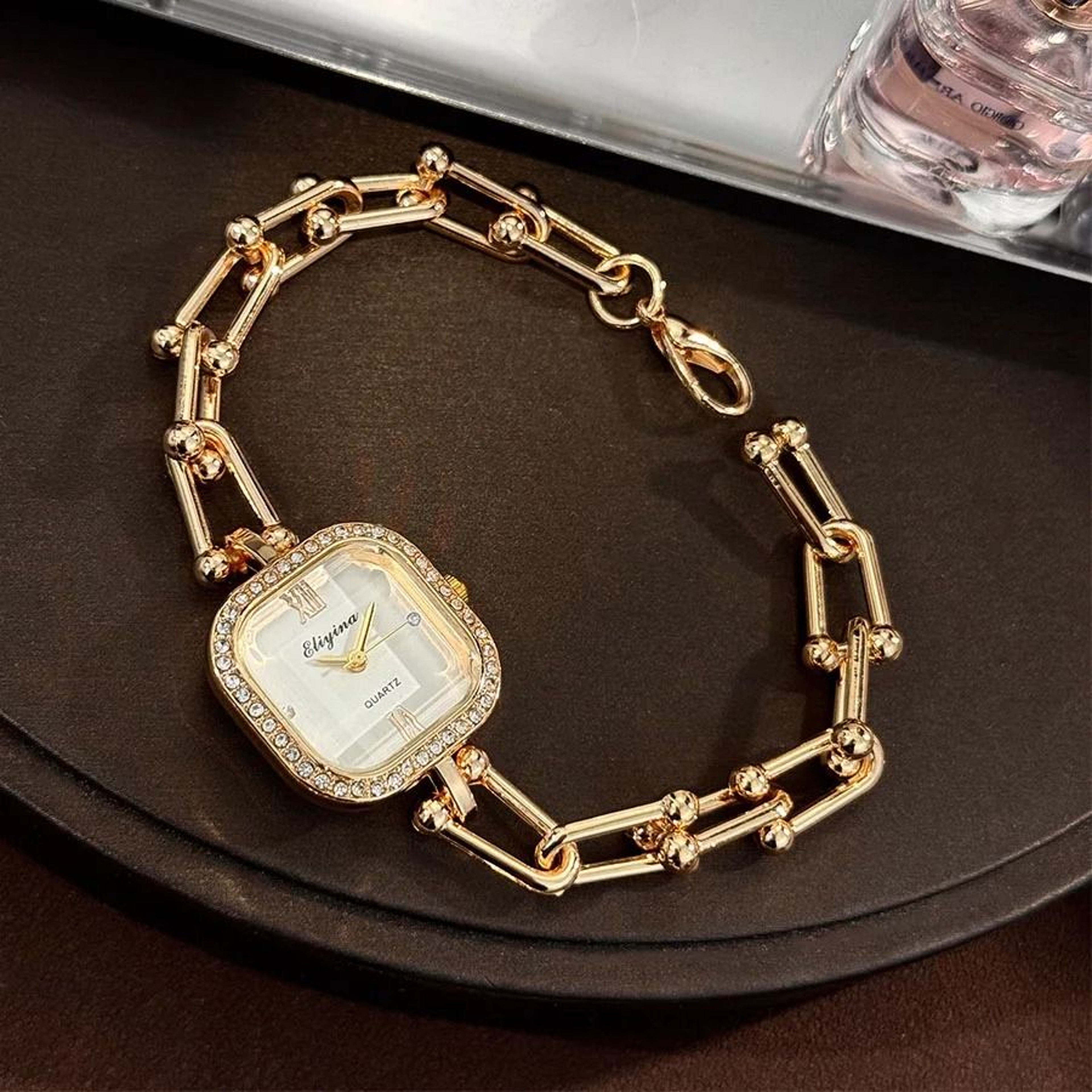Luxury MultiFaceted Square Bracelet Watch  Creative MidCentury Minimalist HighEnd Timepiece For Wom 7