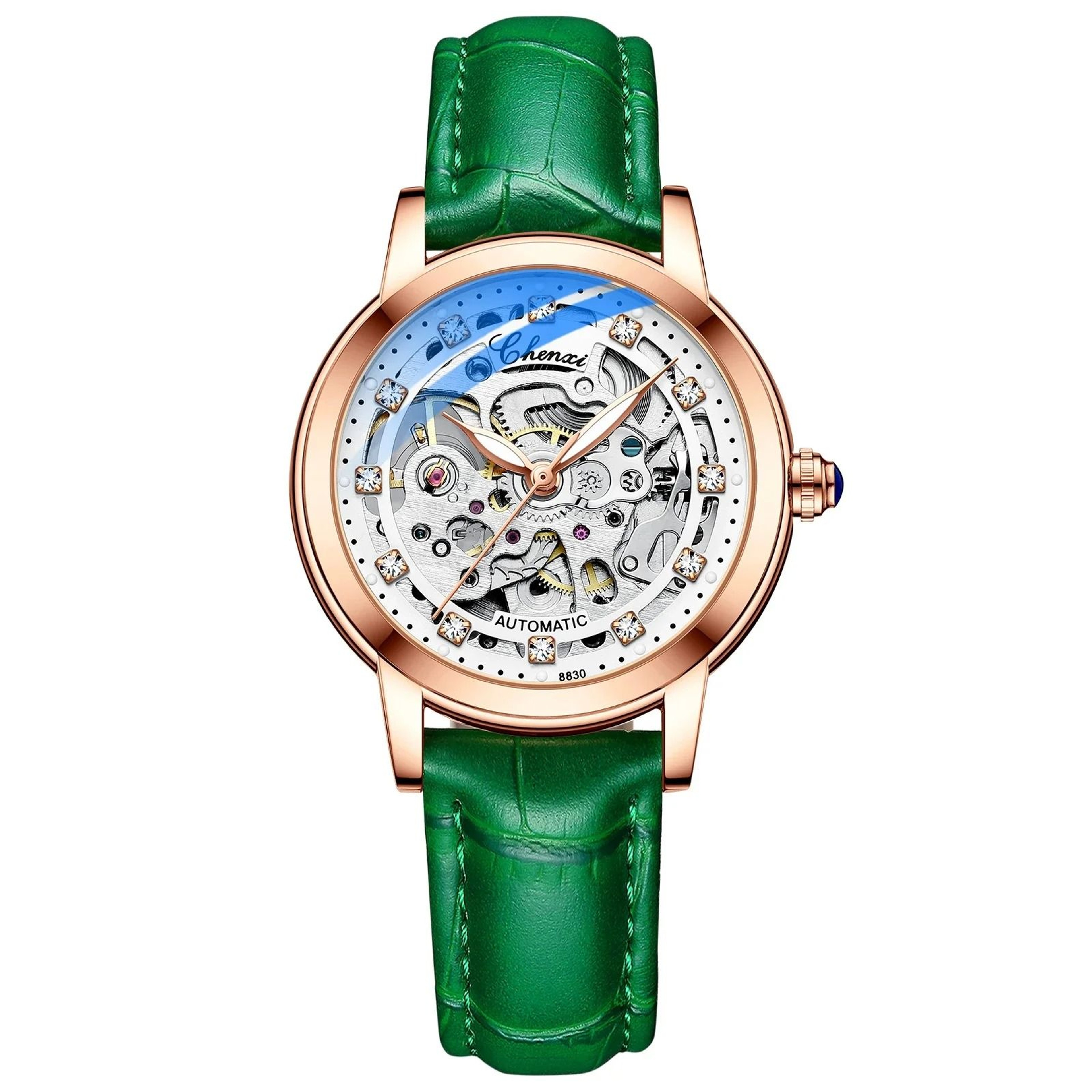 Luxury Skeleton Tourbillon Automatic Mechanical Watch  Premium Stainless Steel Waterproof Timepiece 9