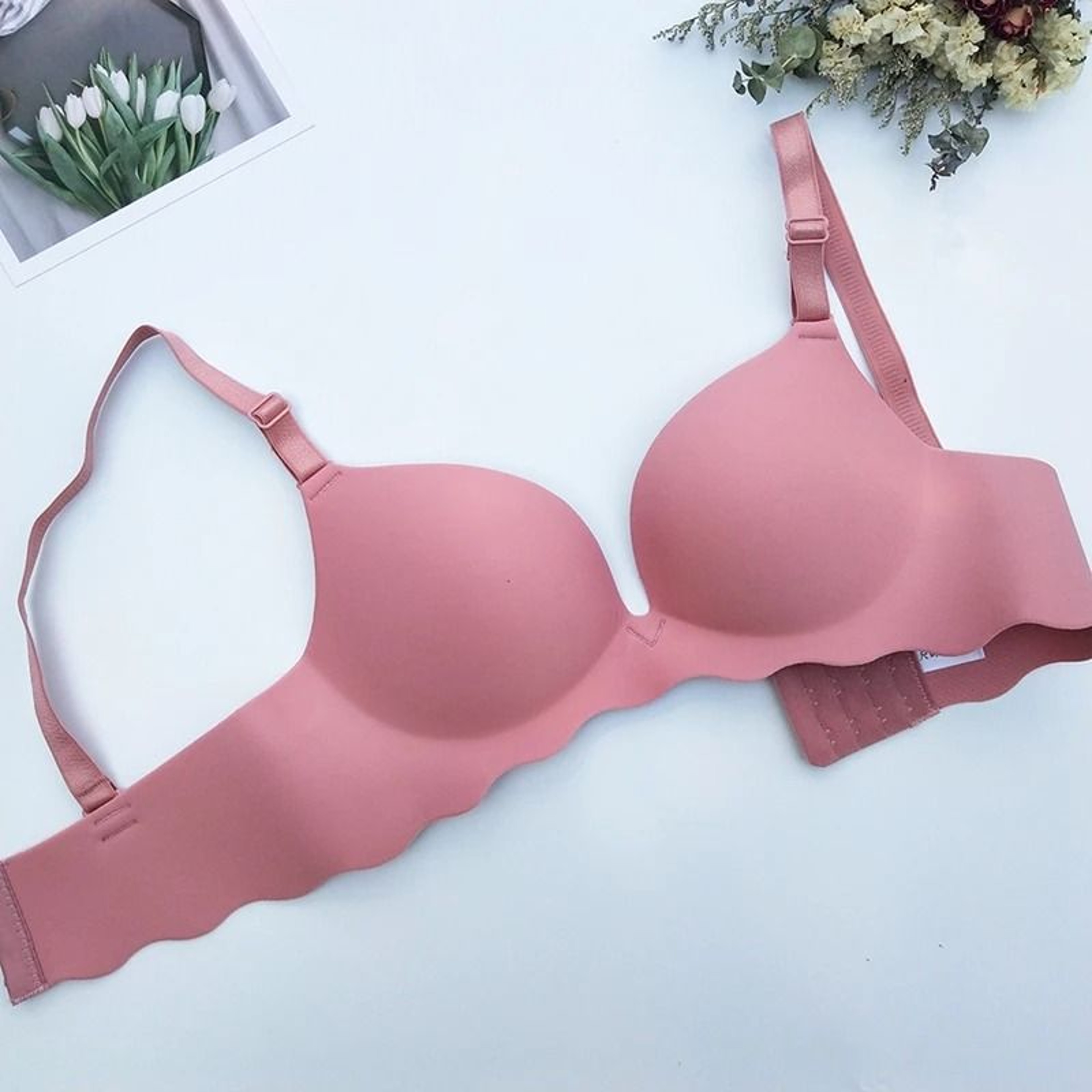 Seamless PushUp Bralette  Wireless French Fashion Comfort Lingerie Top 9