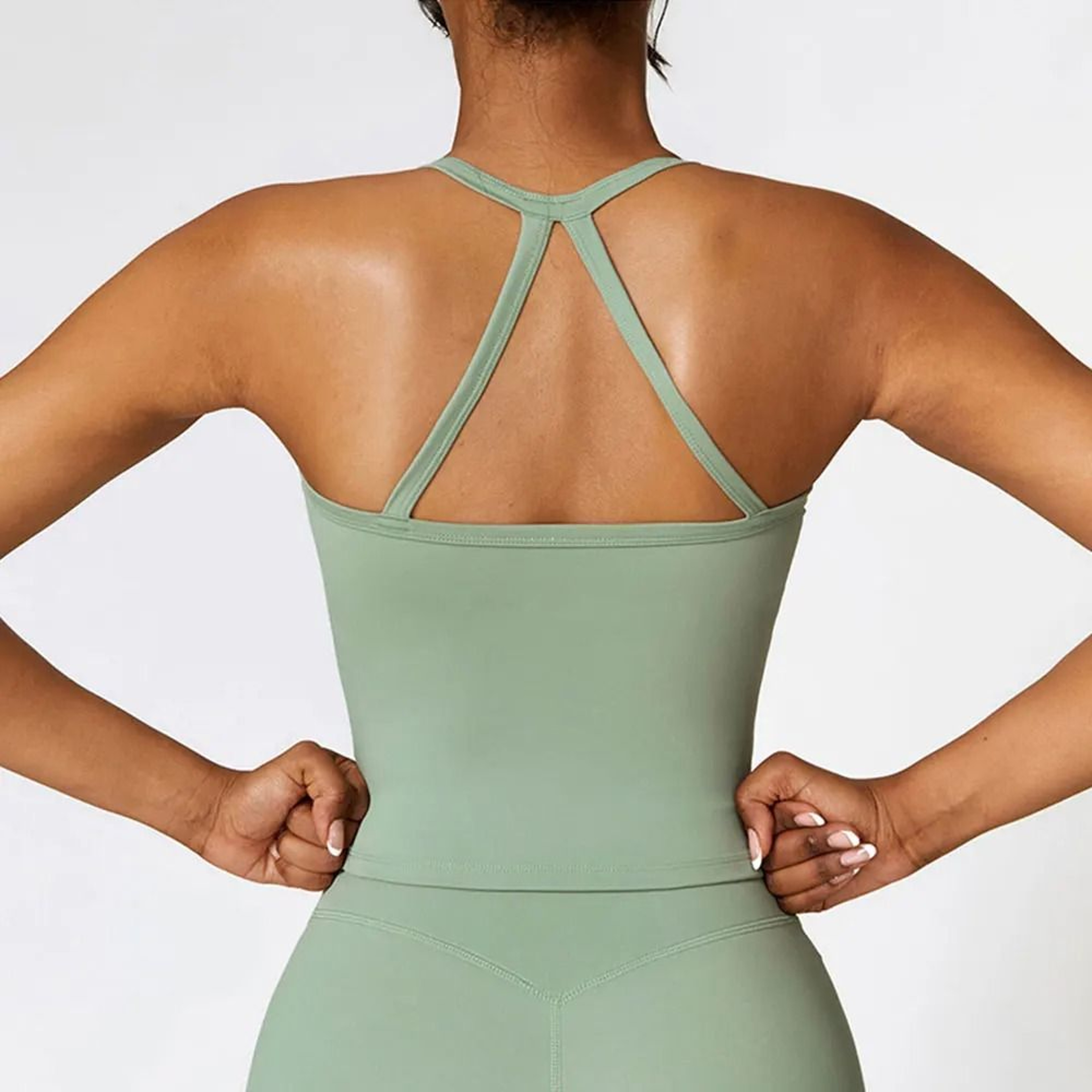 Cross Back Yoga Sports Bra 3
