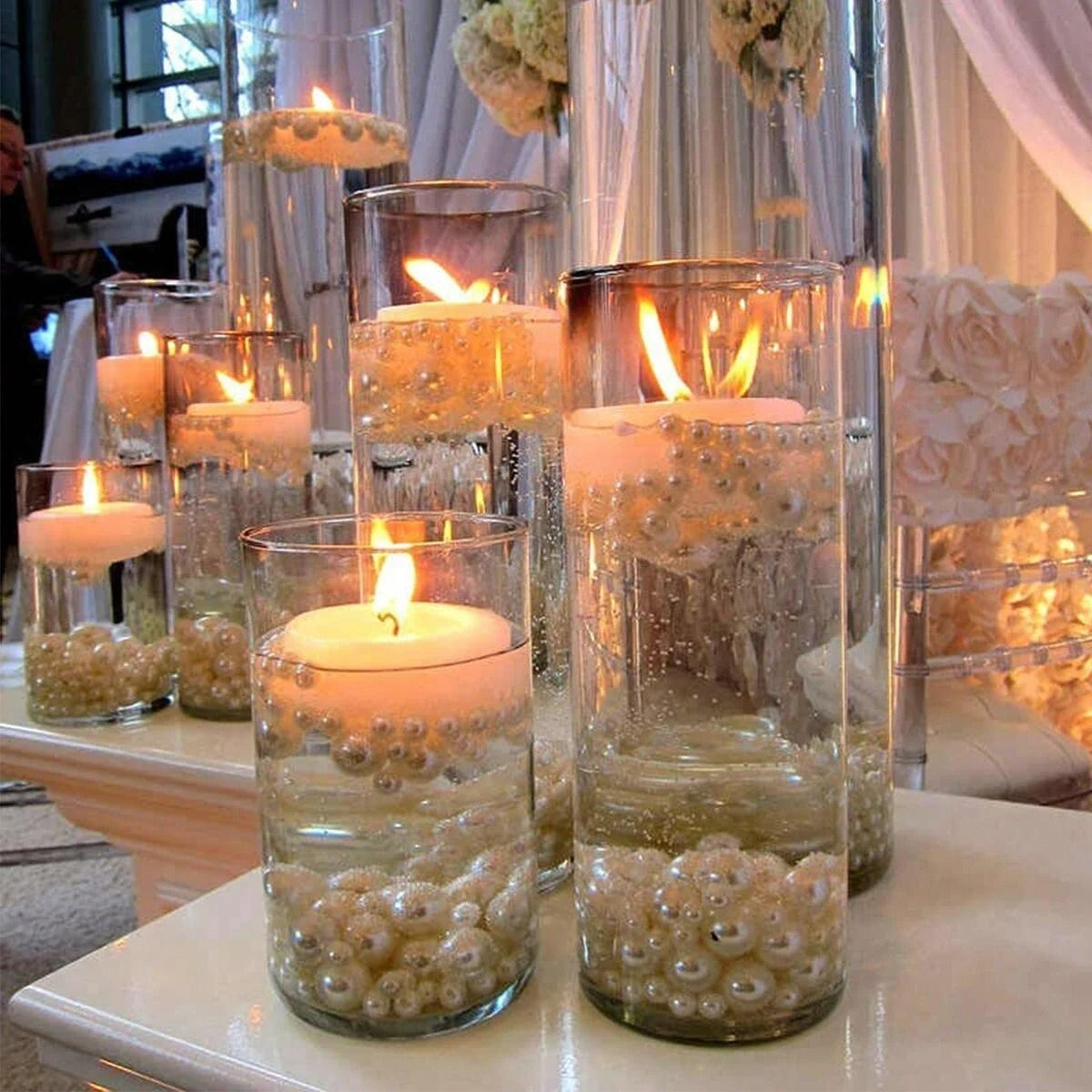 Cylinder Glass Vase  Candlestick 3