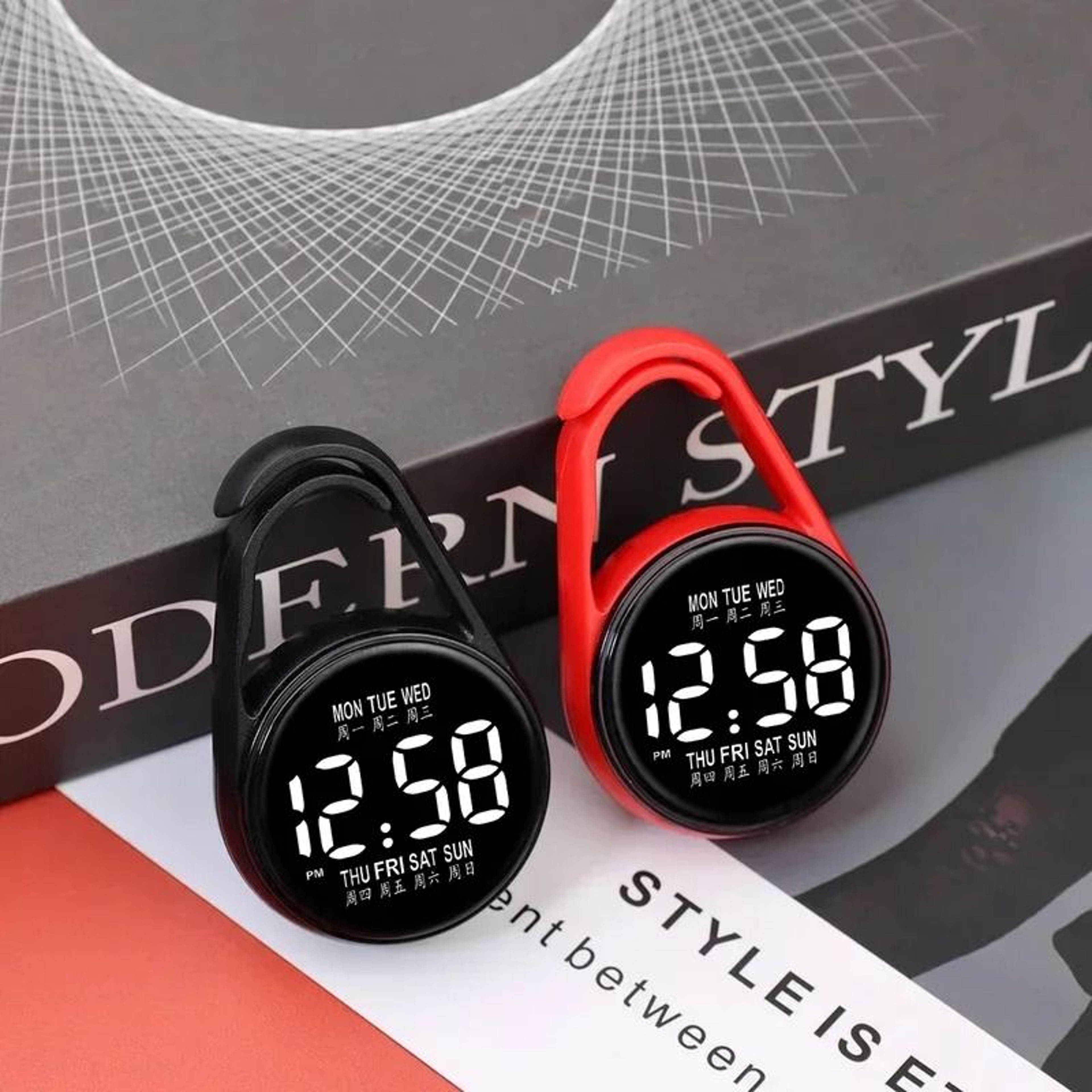 LED Electronic Hanging Pocket Watch 1