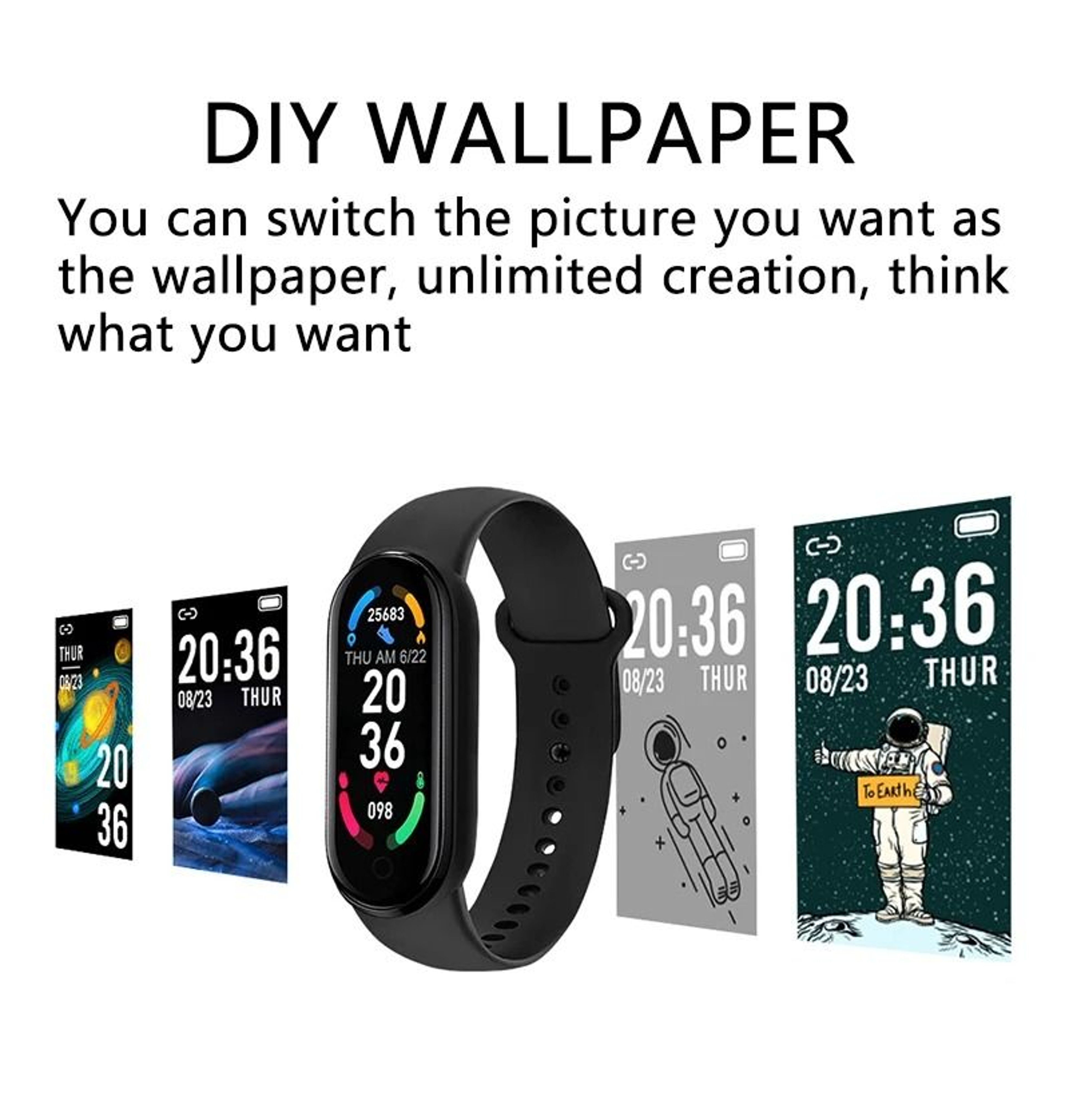 MultiFunction Smart Fitness Bracelet 3