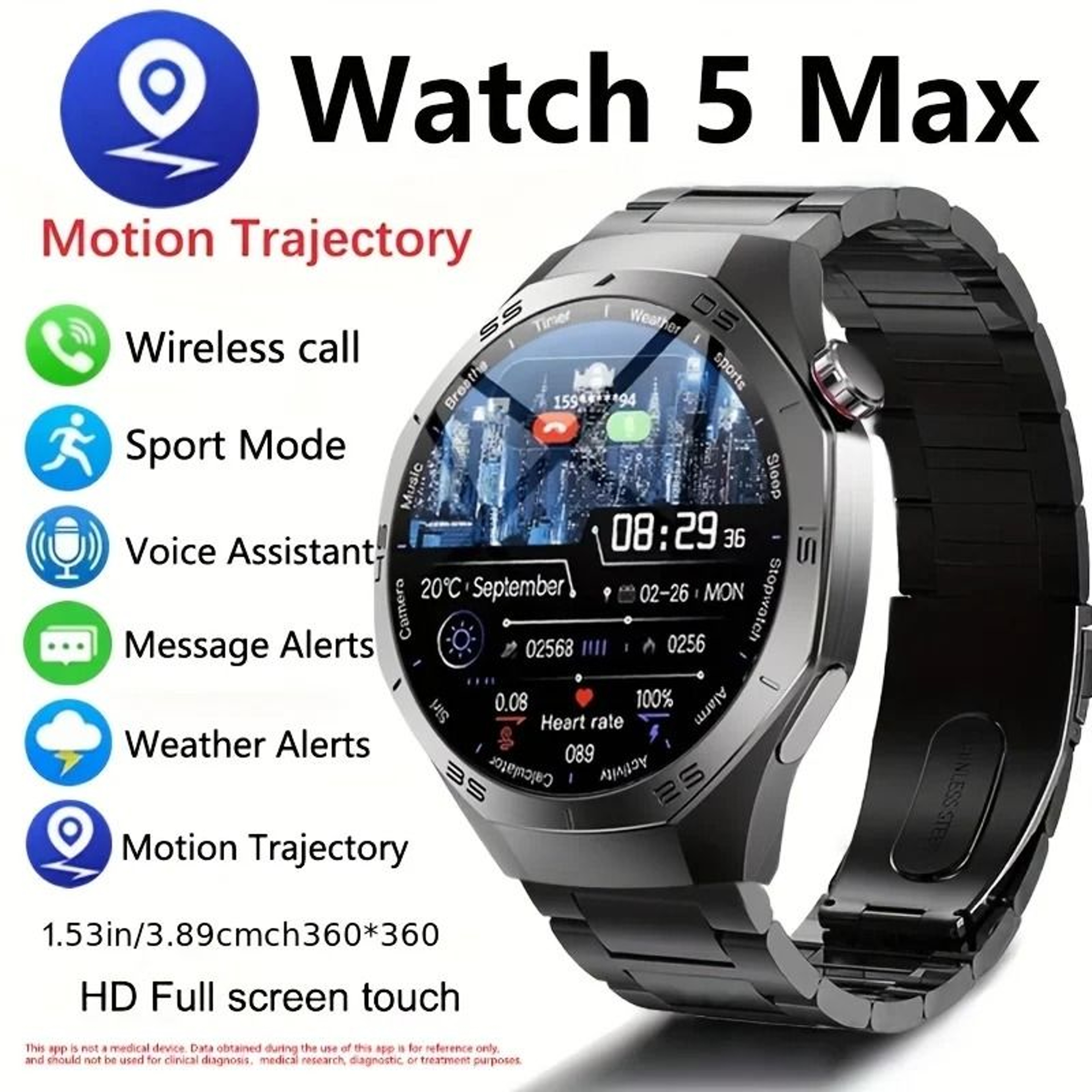 AMOLED GPS Performance Smartwatch 1