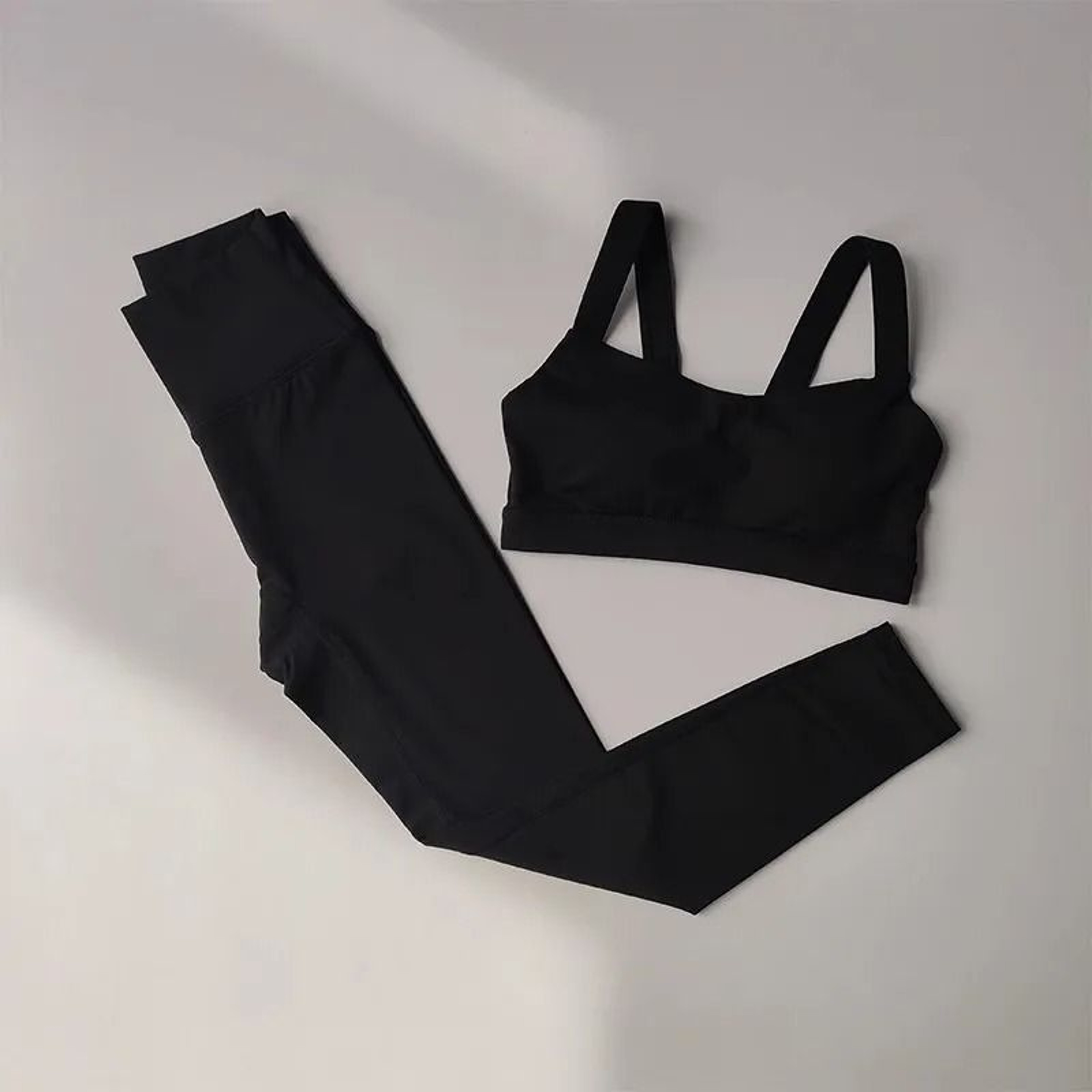 Seamless 2Piece Yoga  Workout Sportswear Set 8