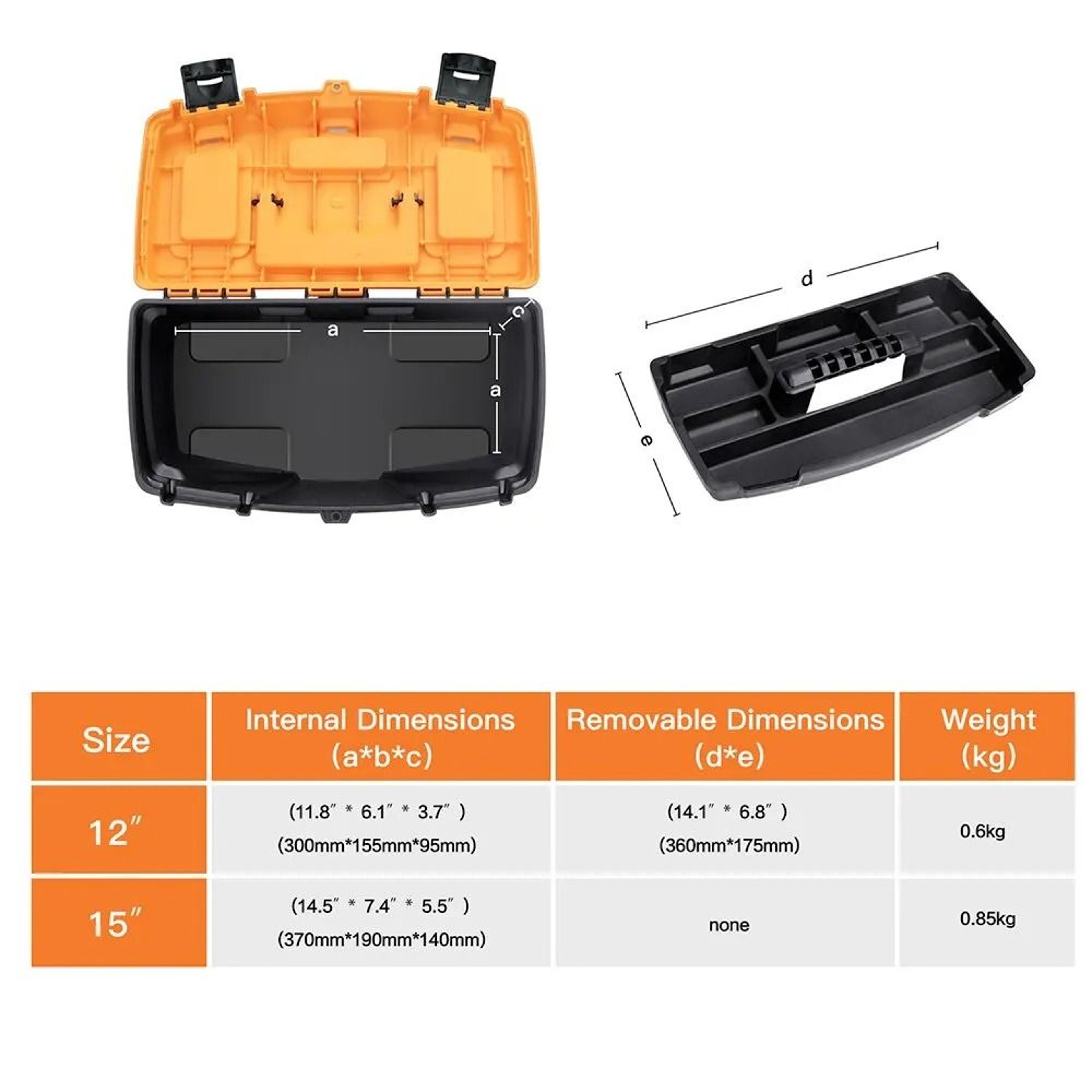 Toolbox Plastic Combination Suitcase 4