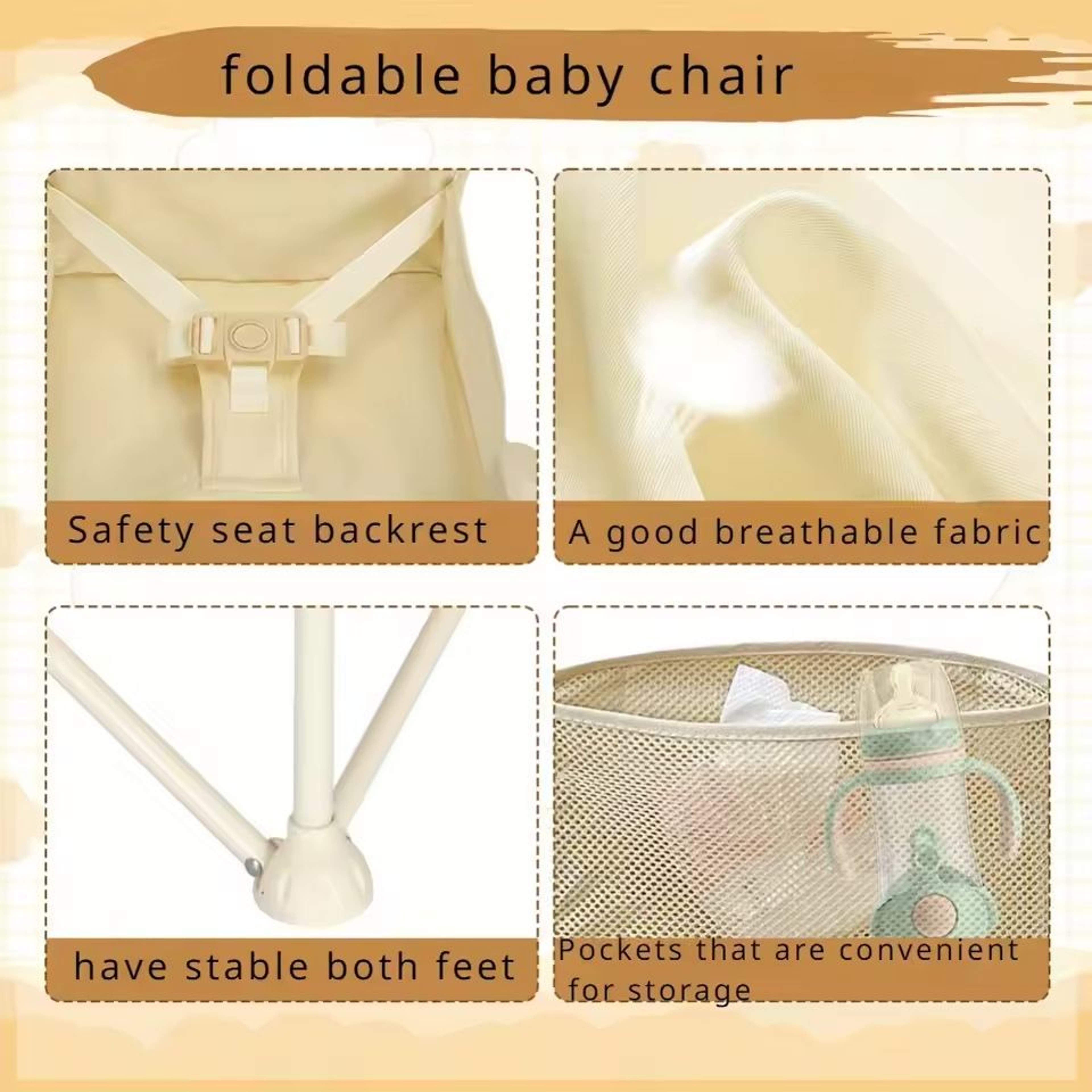 Stylish And Durable High Chair 5