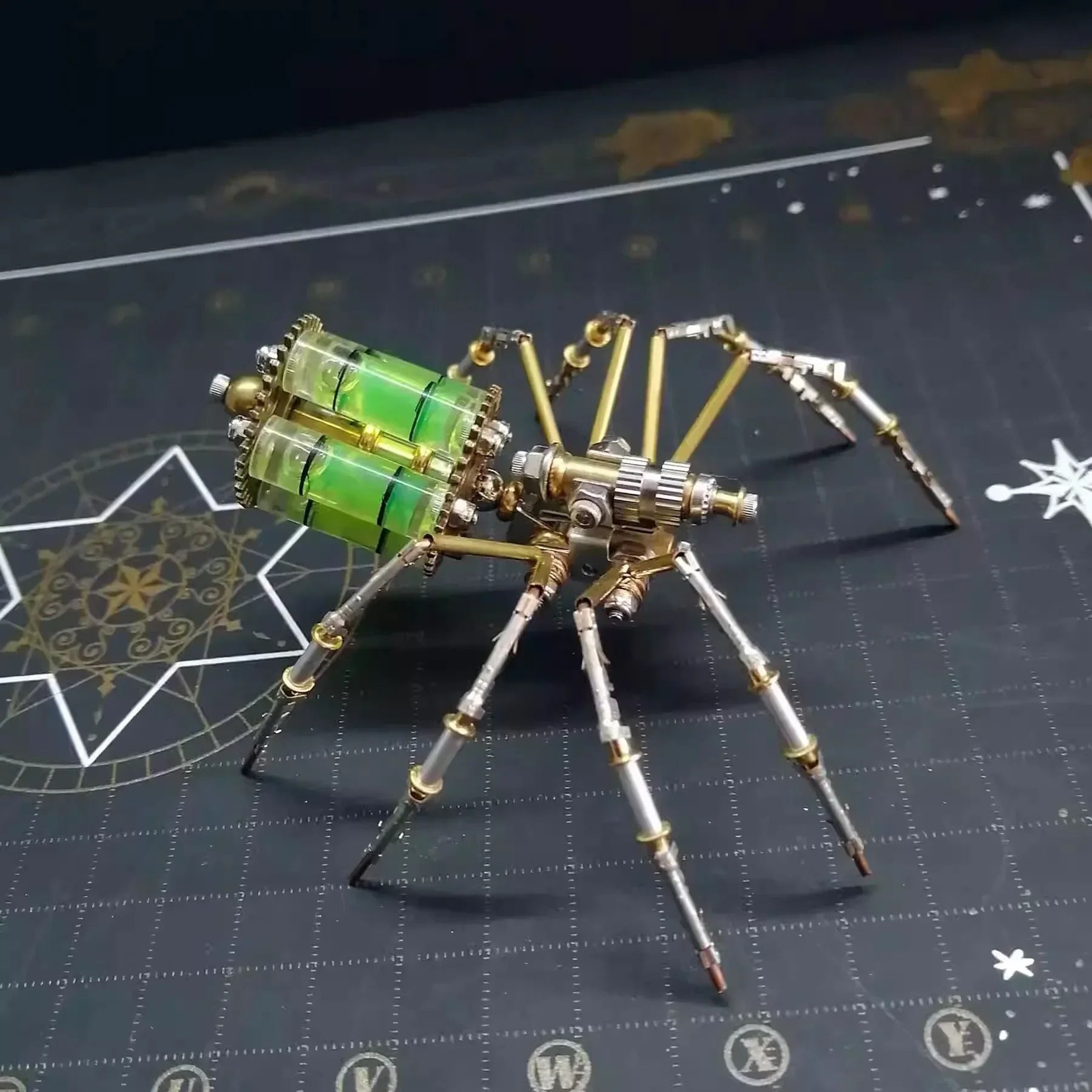 Cyberpunk DIY Mechanical Spider Metal 3D Puzzle Kit 9