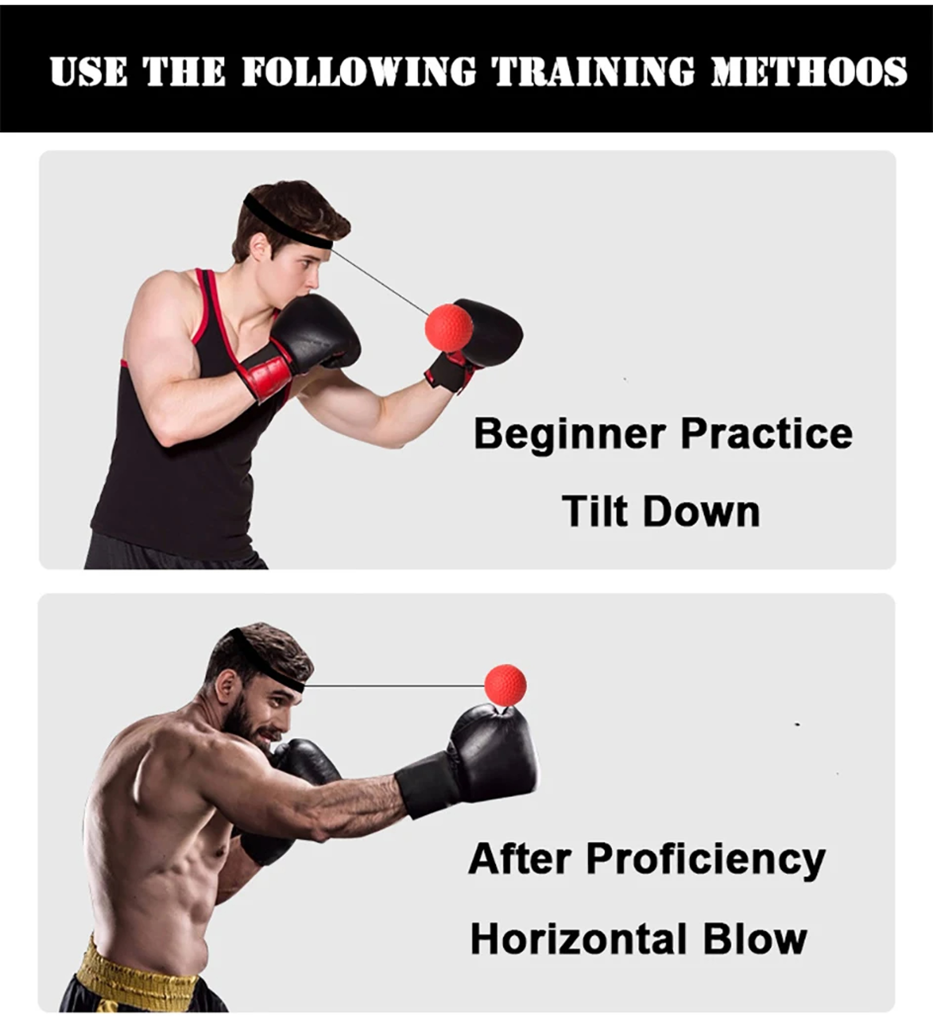 Boxing Reflex Ball Headband Set - Improve Agility, Focus & Reflexes for All Ages – view 13