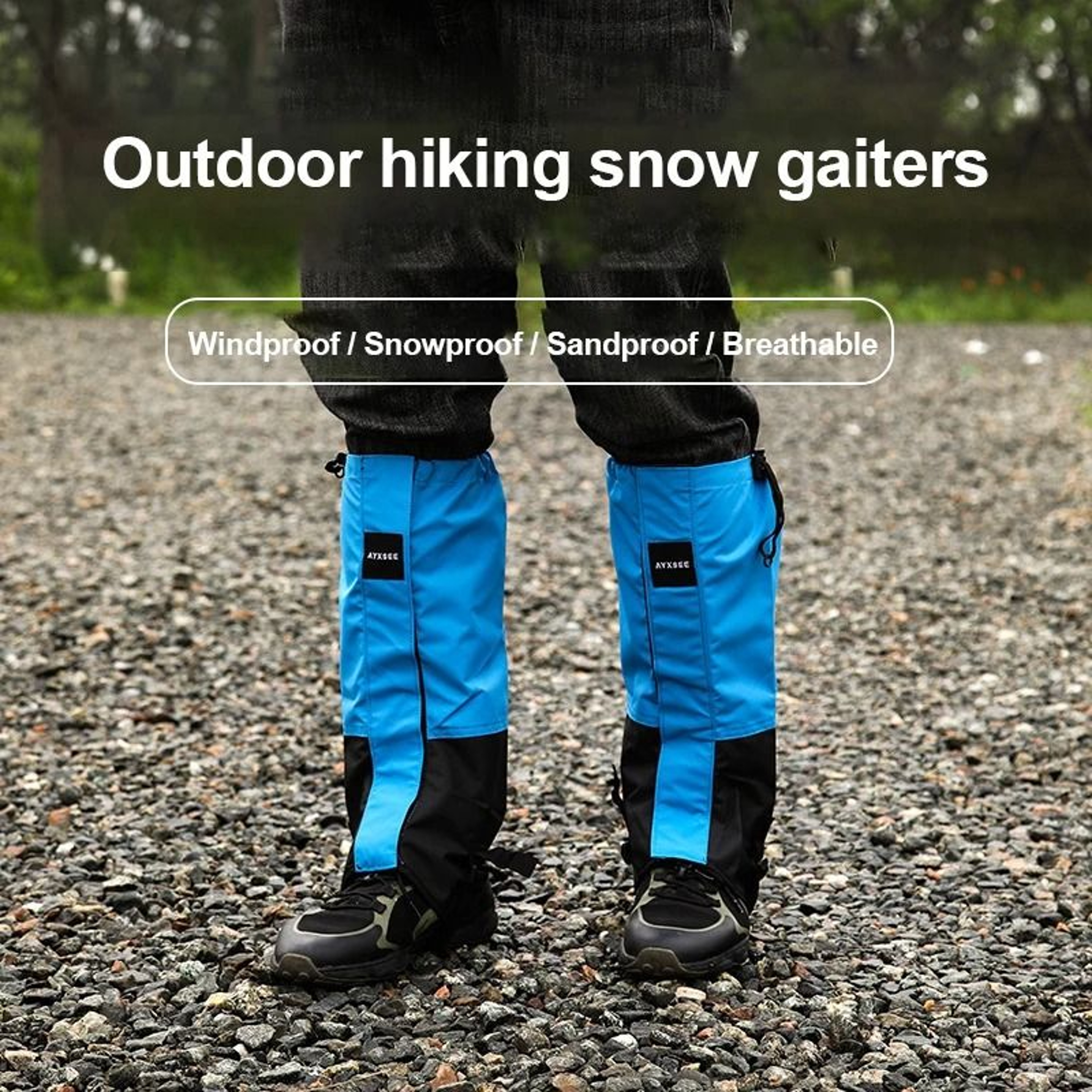Waterproof HighTube Hiking Leg Gaiters  Snow And Mud Protection 2