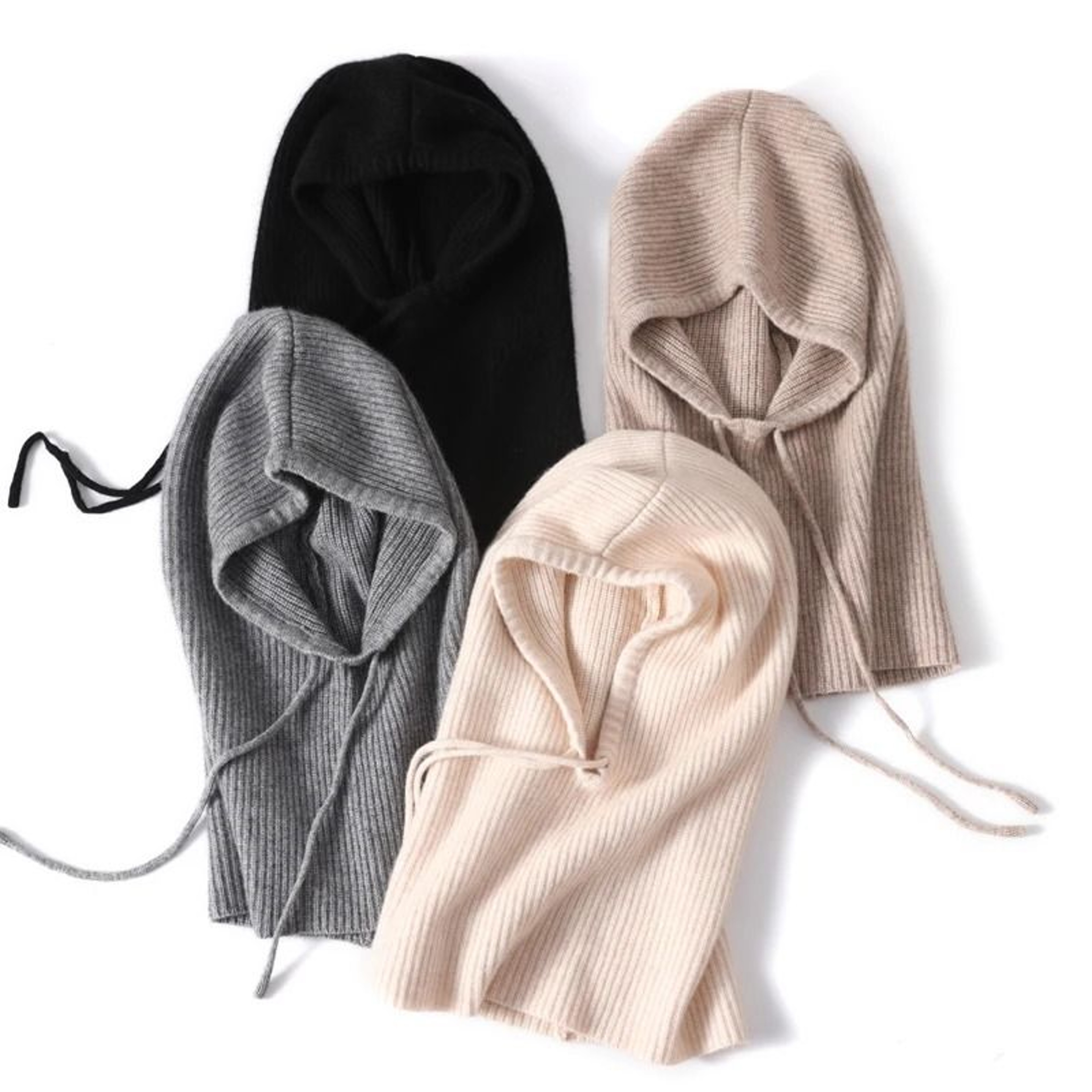 100 Pure Wool Balaclava Beanie  Premium Winter Neck And Face Protection 0