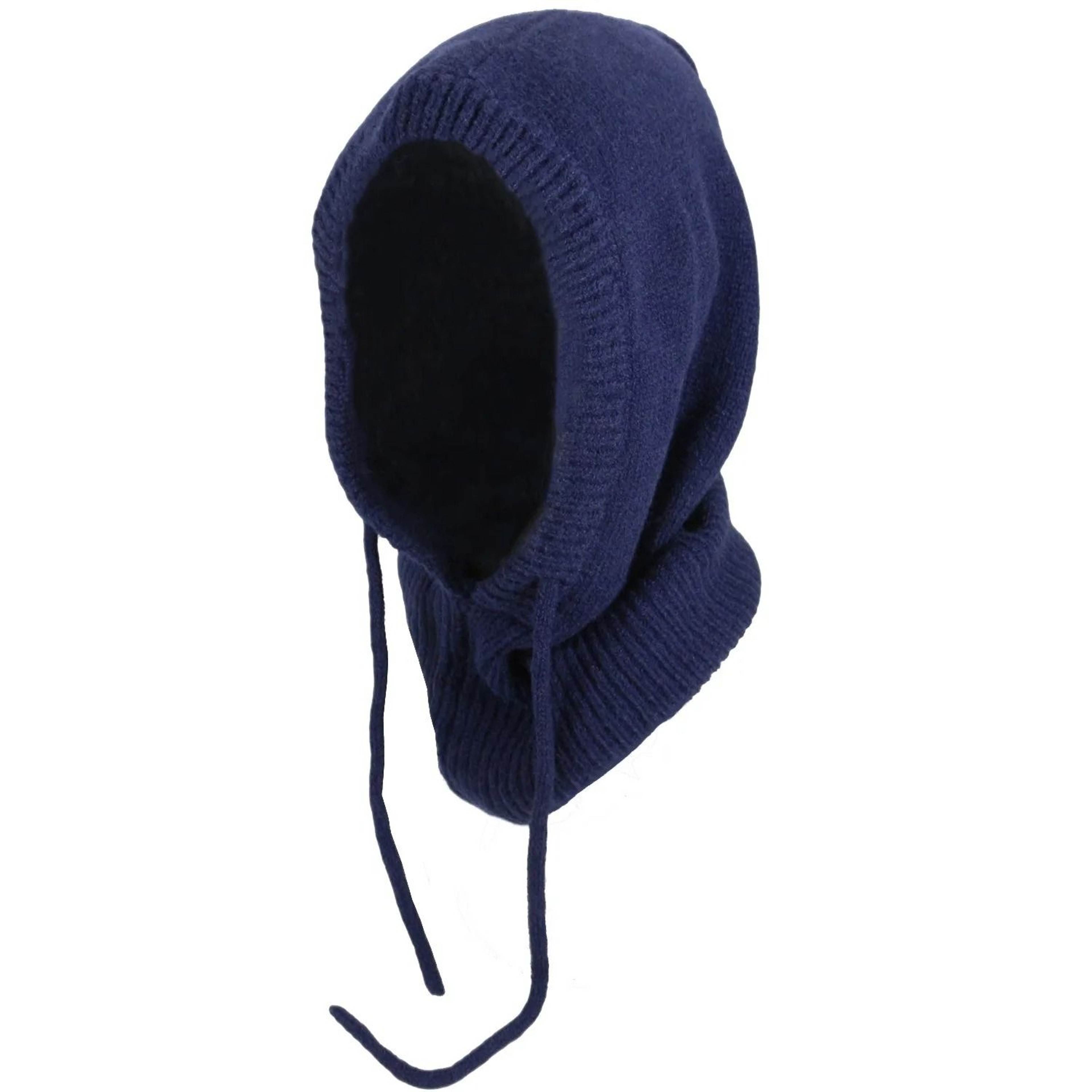 Korean Style Knitted Hooded Balaclava  OnePiece Thermal Neck Collar Beanie 10