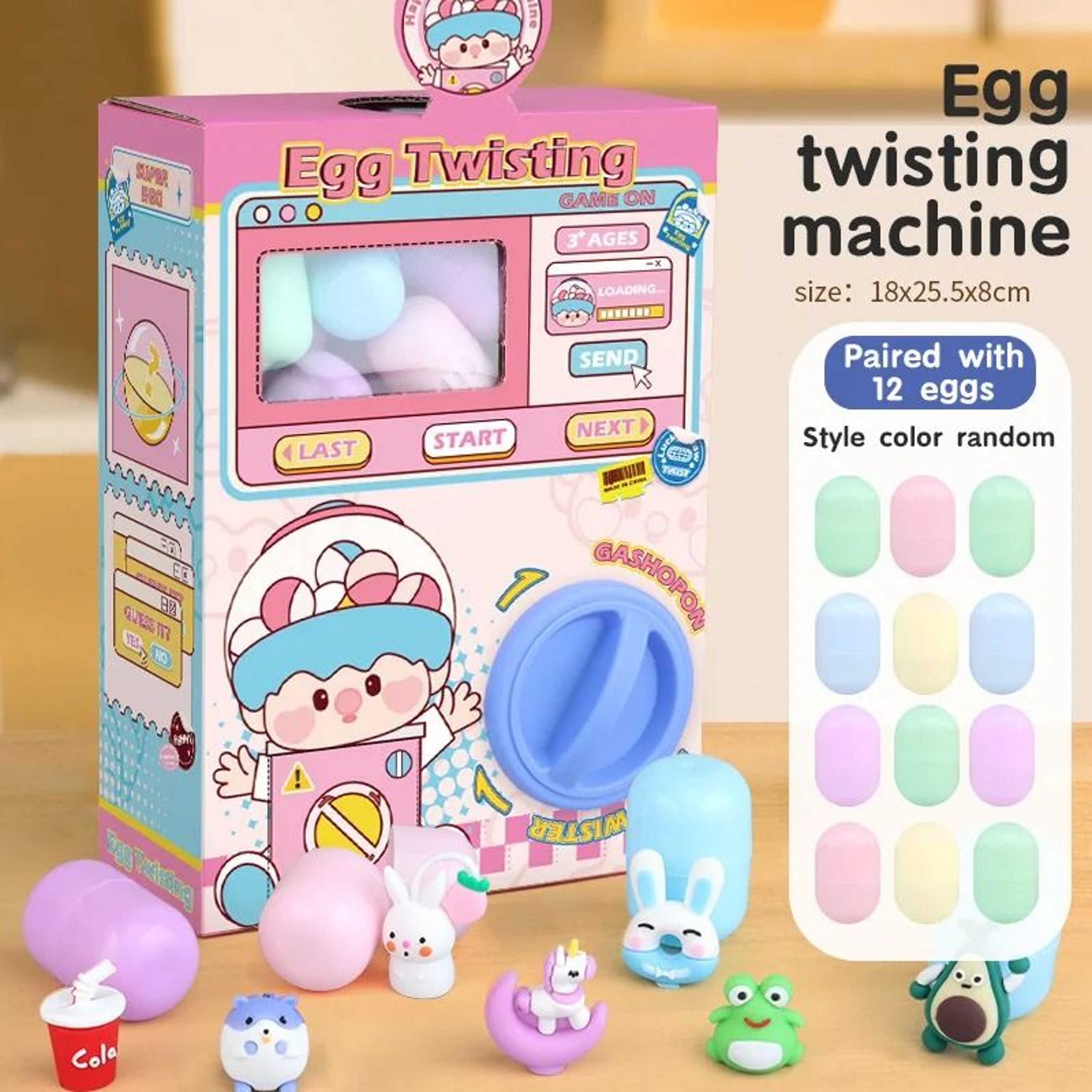 Mini Claw Machine And Capsule Toy  Interactive Surprise Egg Dispenser 14