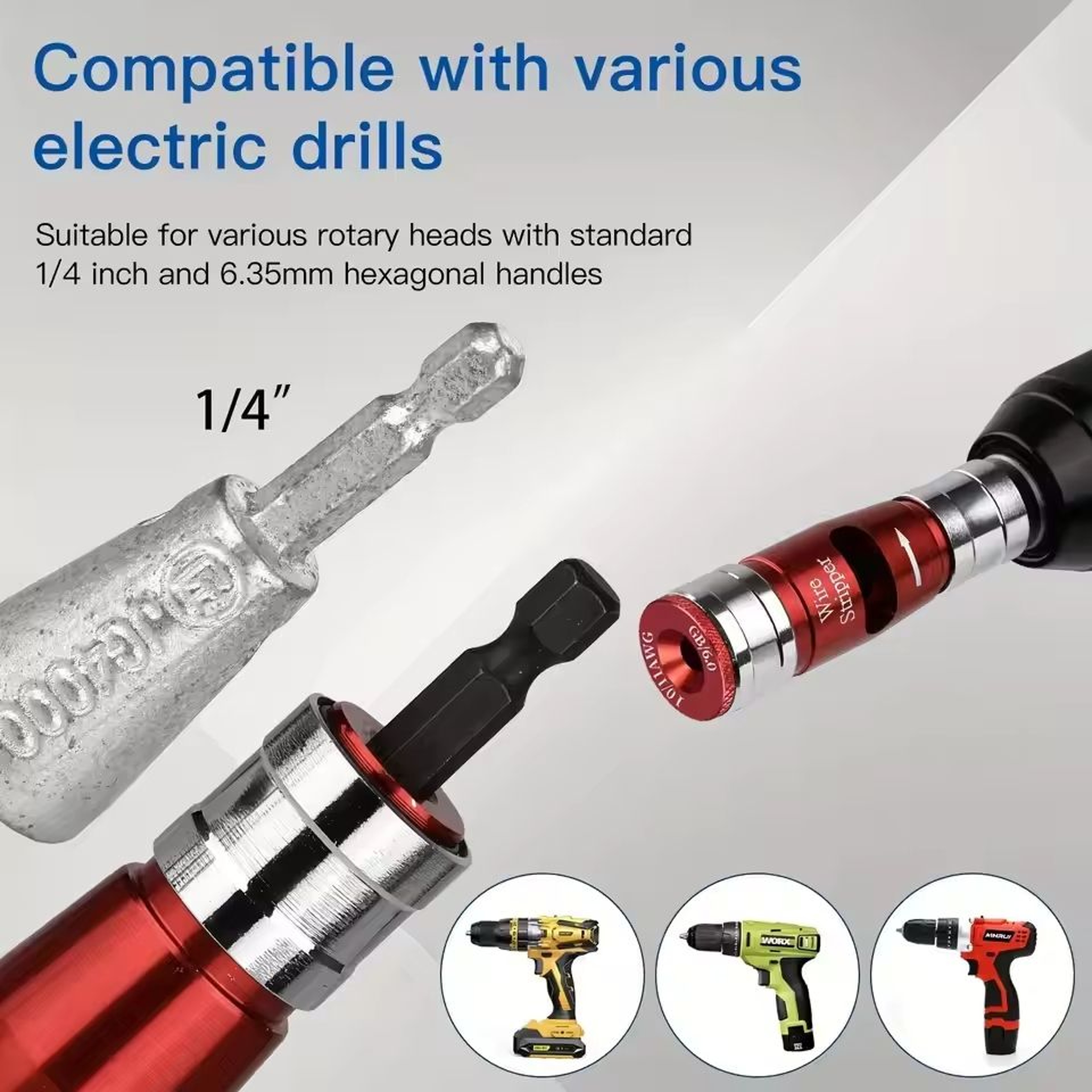 8in1 Bit Stripper And Twist Tool Set  IndustrialGrade Electrician Quick Stripping Kit 1