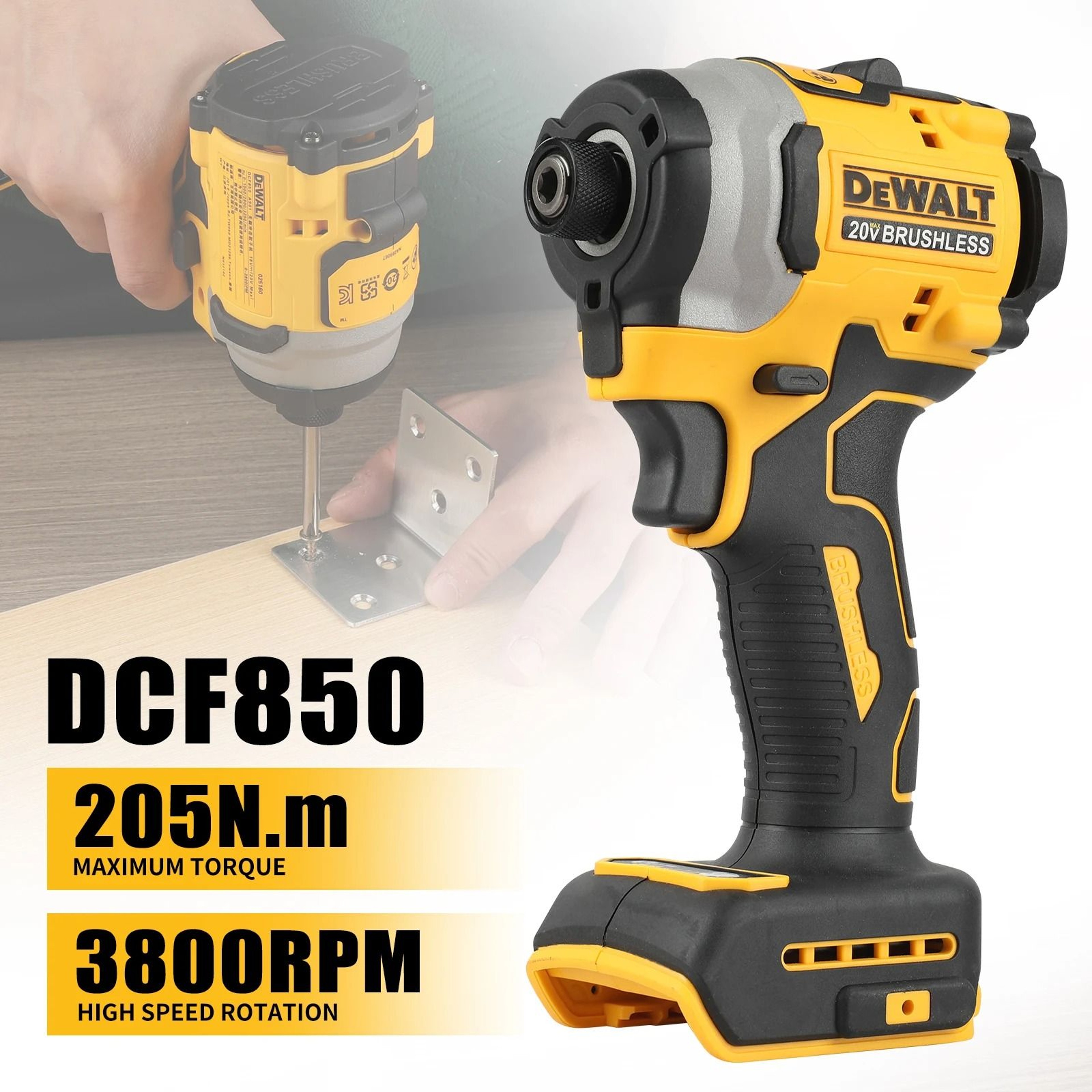 Brushless Power Duo  20V Max Impact Driver  Hammer Drill Combo Kit 1