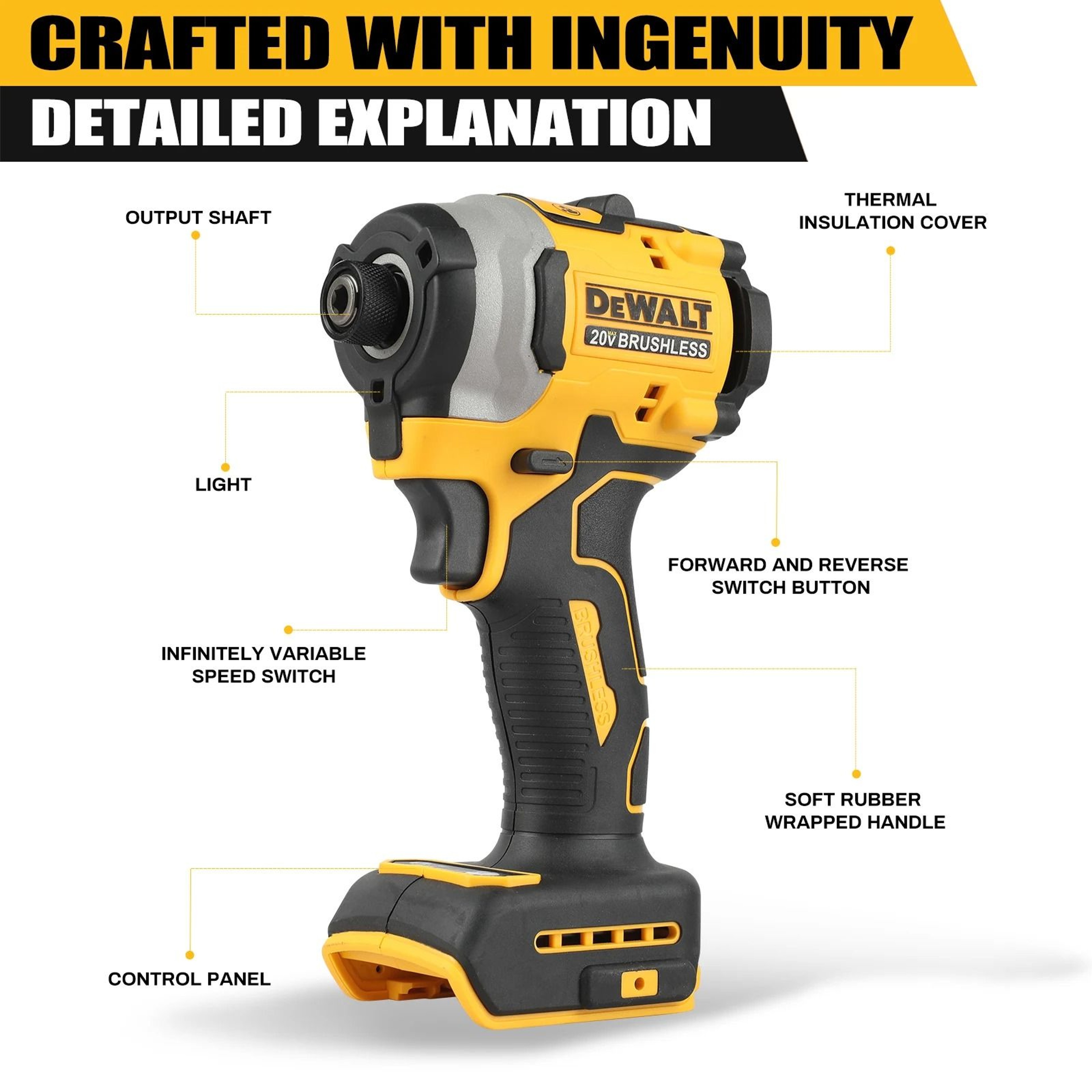 Brushless Power Duo  20V Max Impact Driver  Hammer Drill Combo Kit 2