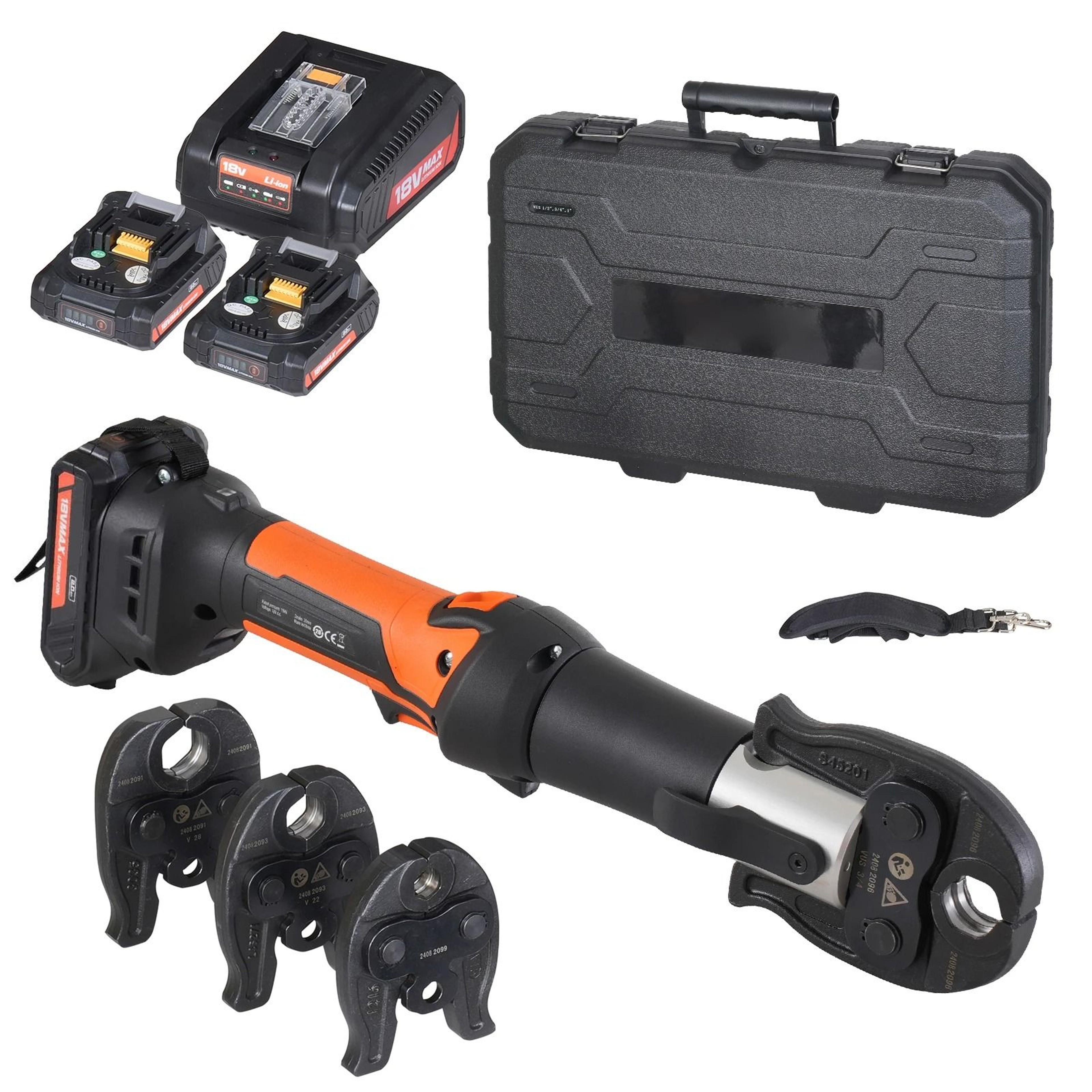 Pro Press Tool  Battery Kit  Electric Pipe Crimping System 0