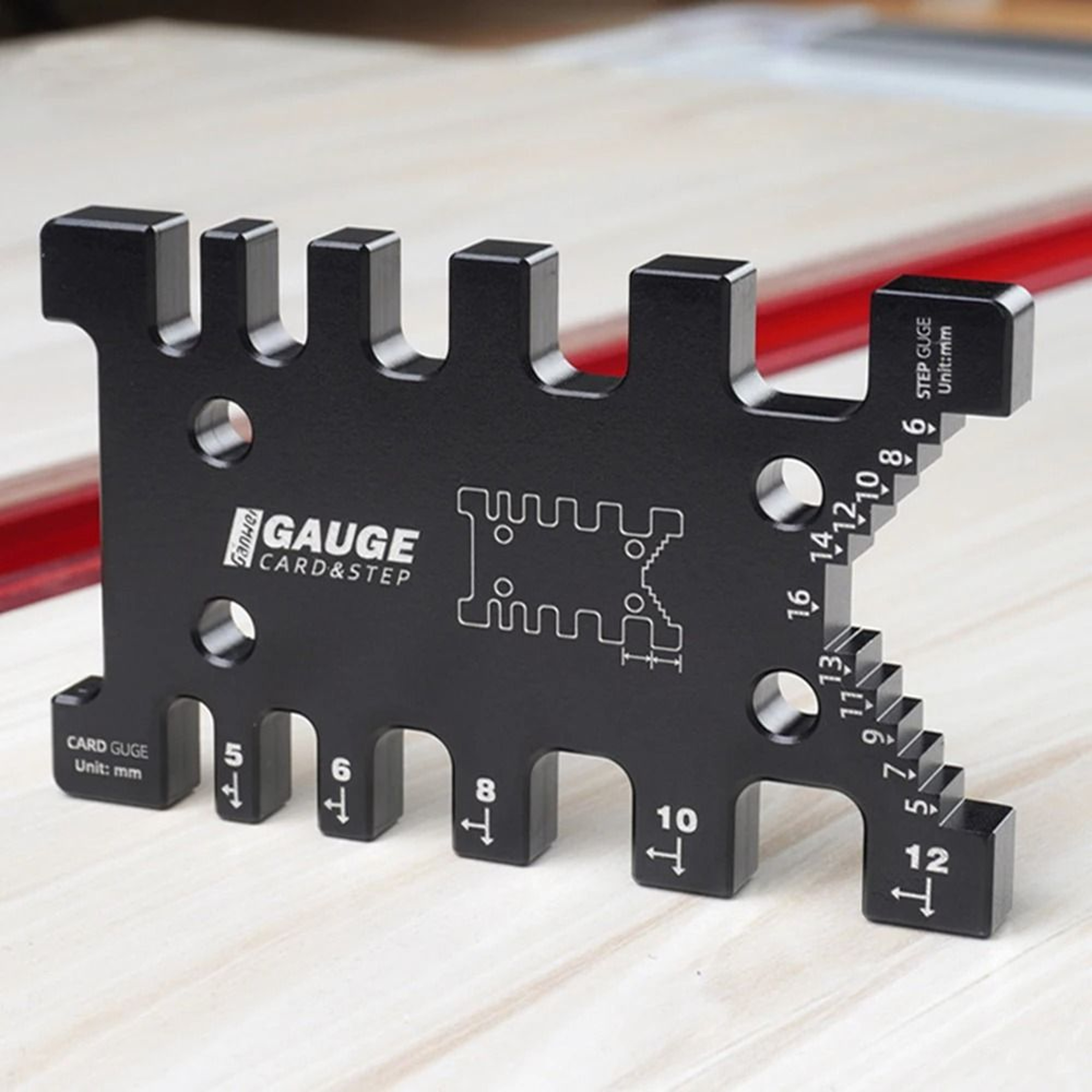 Precision Aluminum Dovetail Jig  Height Gauge  Professional Woodworking Caliper 5