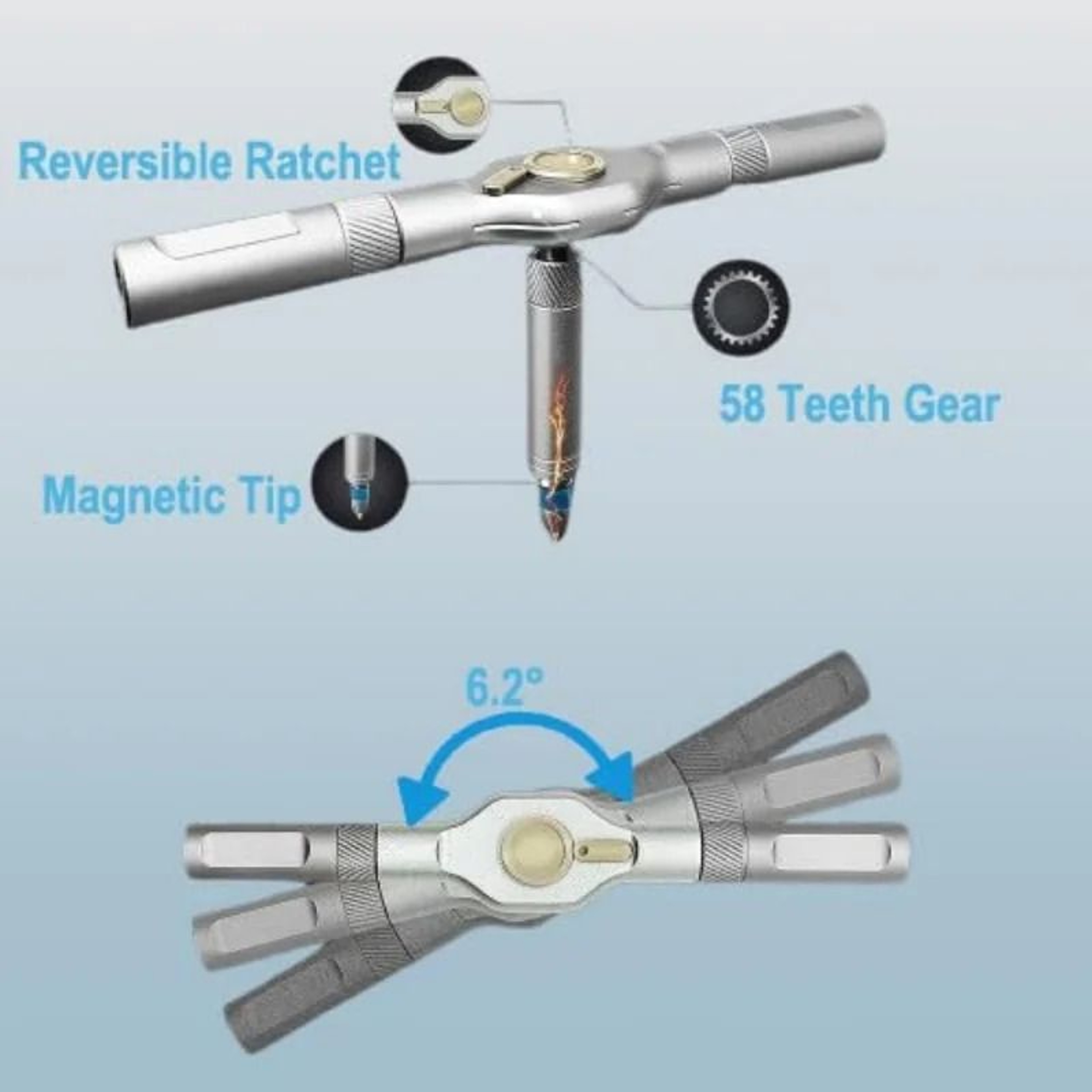 24in1 Precision Ratchet Screwdriver Set  MultiPurpose Magnetic Bit Kit 2
