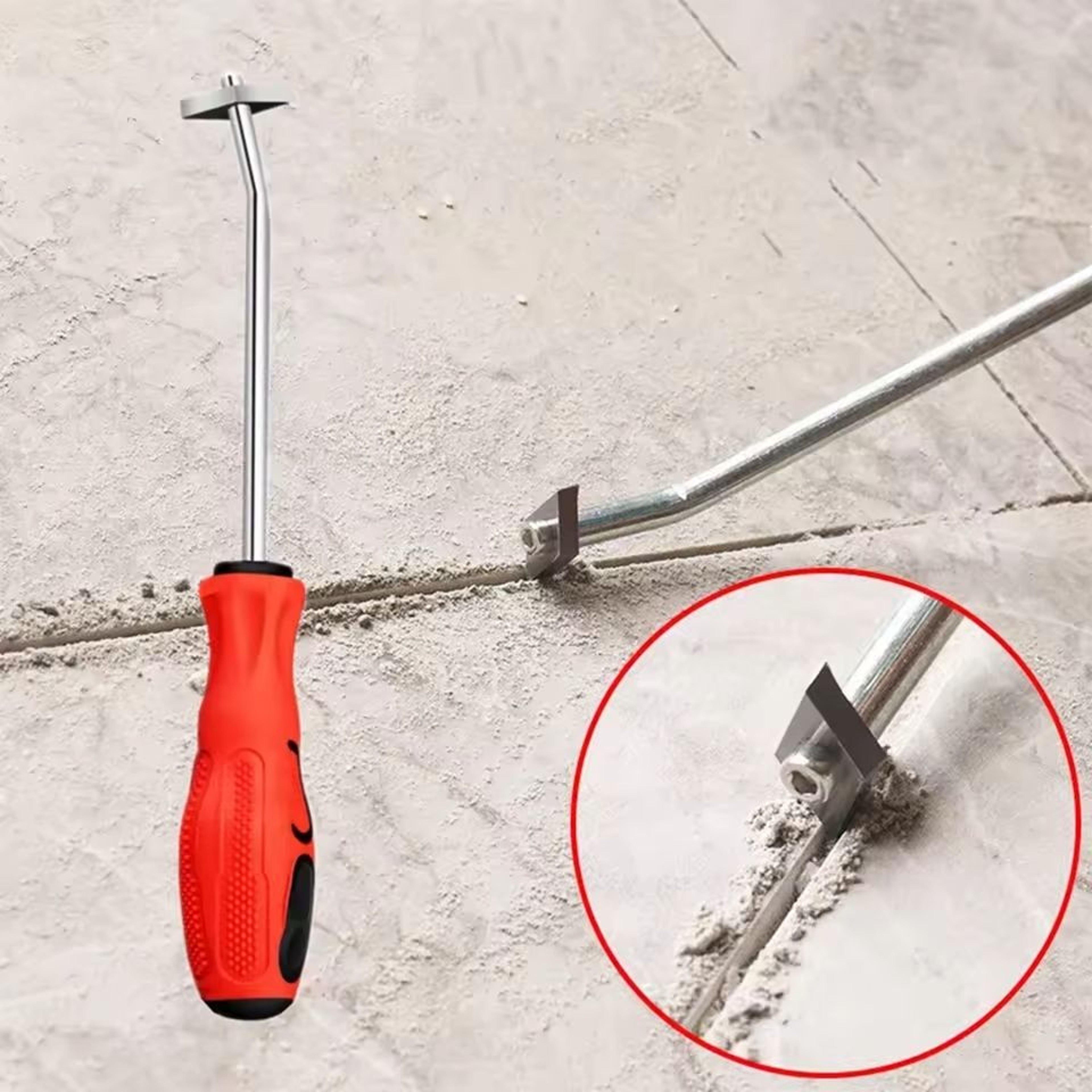 Ceramic Tile Grout Remover  Precision Steel Gap Cleaner  Slotting Tool 0