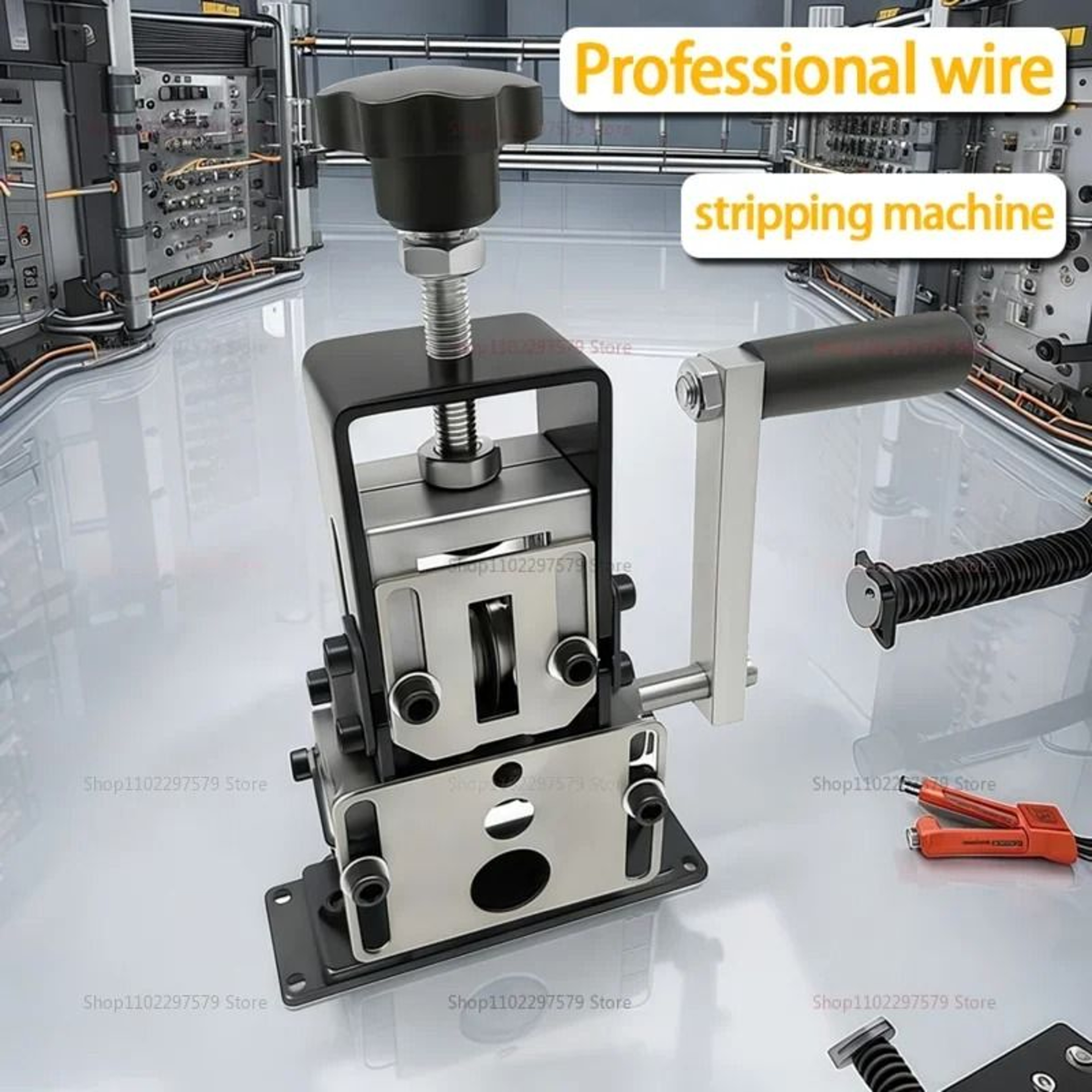 170mm HeavyDuty Wire Stripper  Manual  DrillPowered Copper Peeling Tool 0