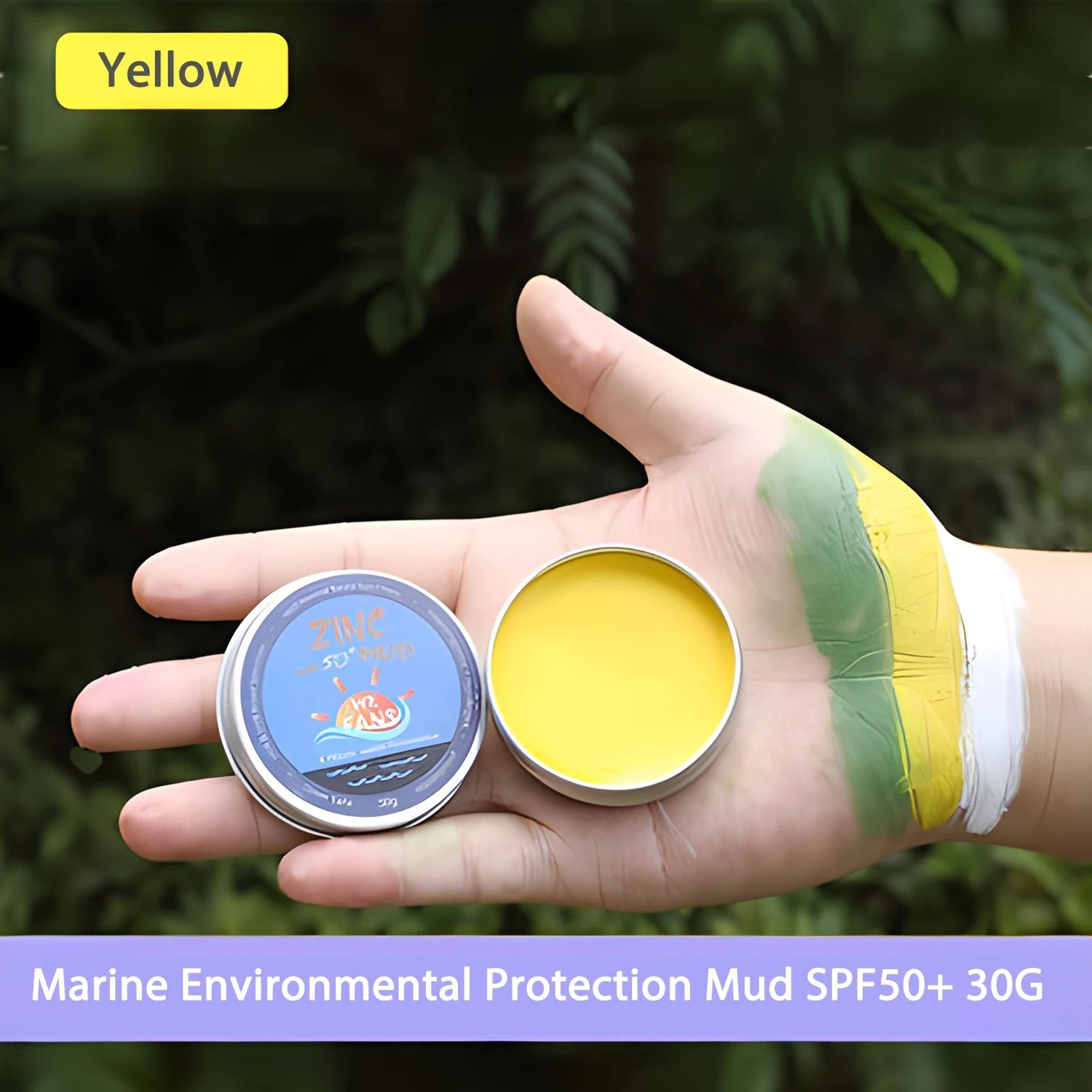 EcoFriendly Zinc Surfing  Diving Sunscreen Mud 10